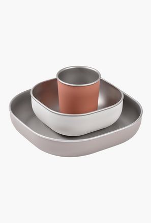 Beaba Stainless Steel Meal Set-baby-image-1
