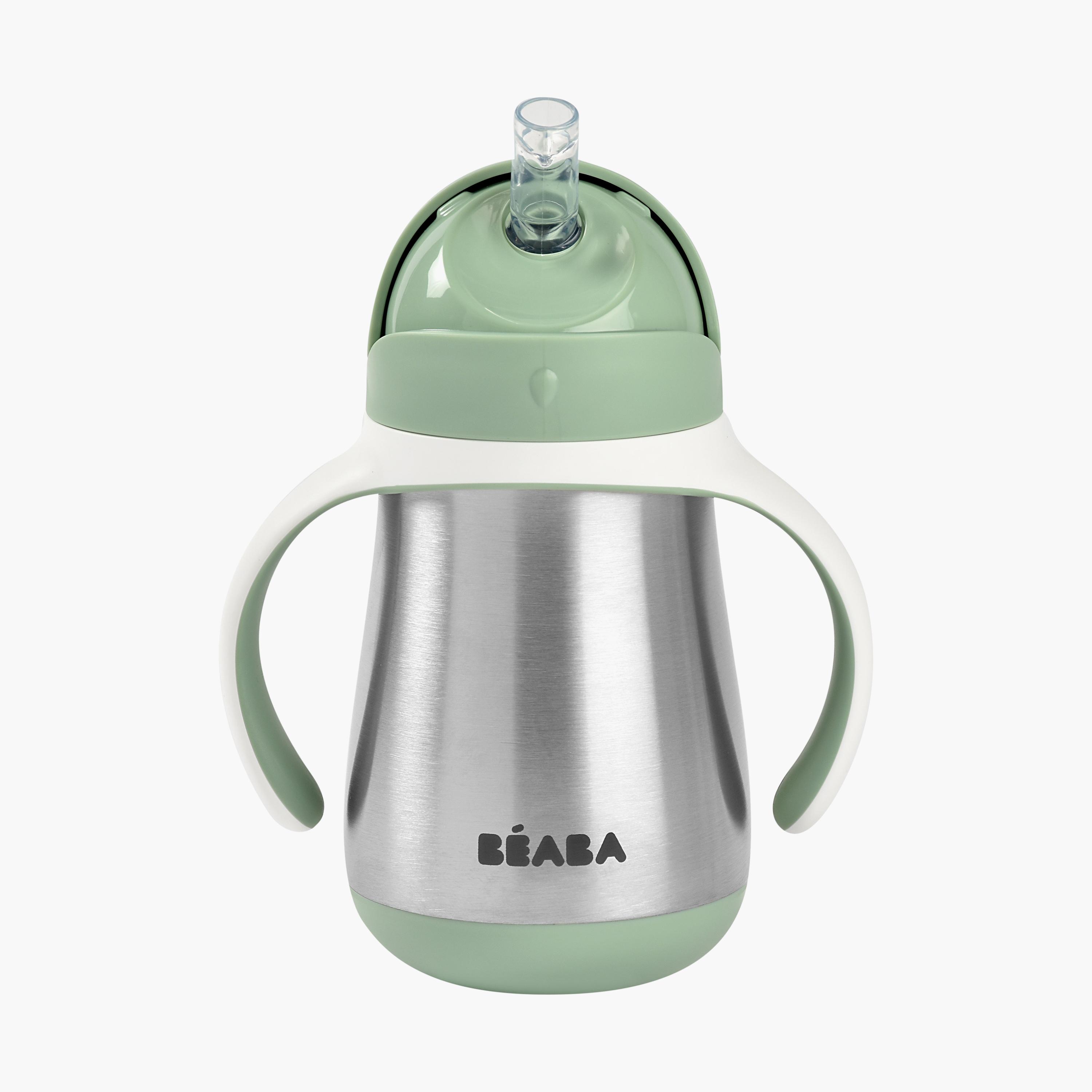 كوب ماء من الستانلس ستيل مع ماصة ومقبض من بيابا - 250 مل-baby-feeding-mealtimeessentials-image-4