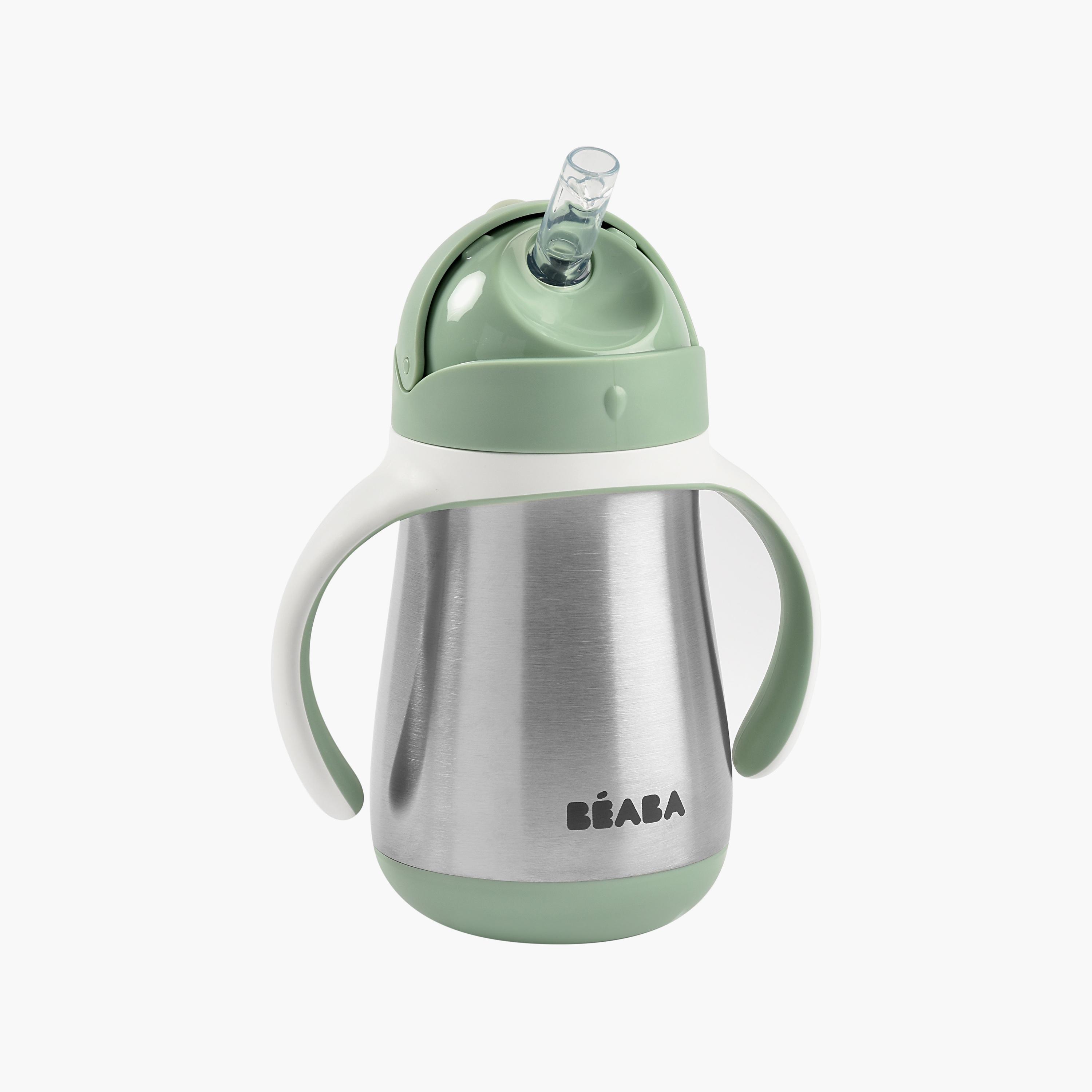 كوب ماء من الستانلس ستيل مع ماصة ومقبض من بيابا - 250 مل-baby-feeding-mealtimeessentials-image-5