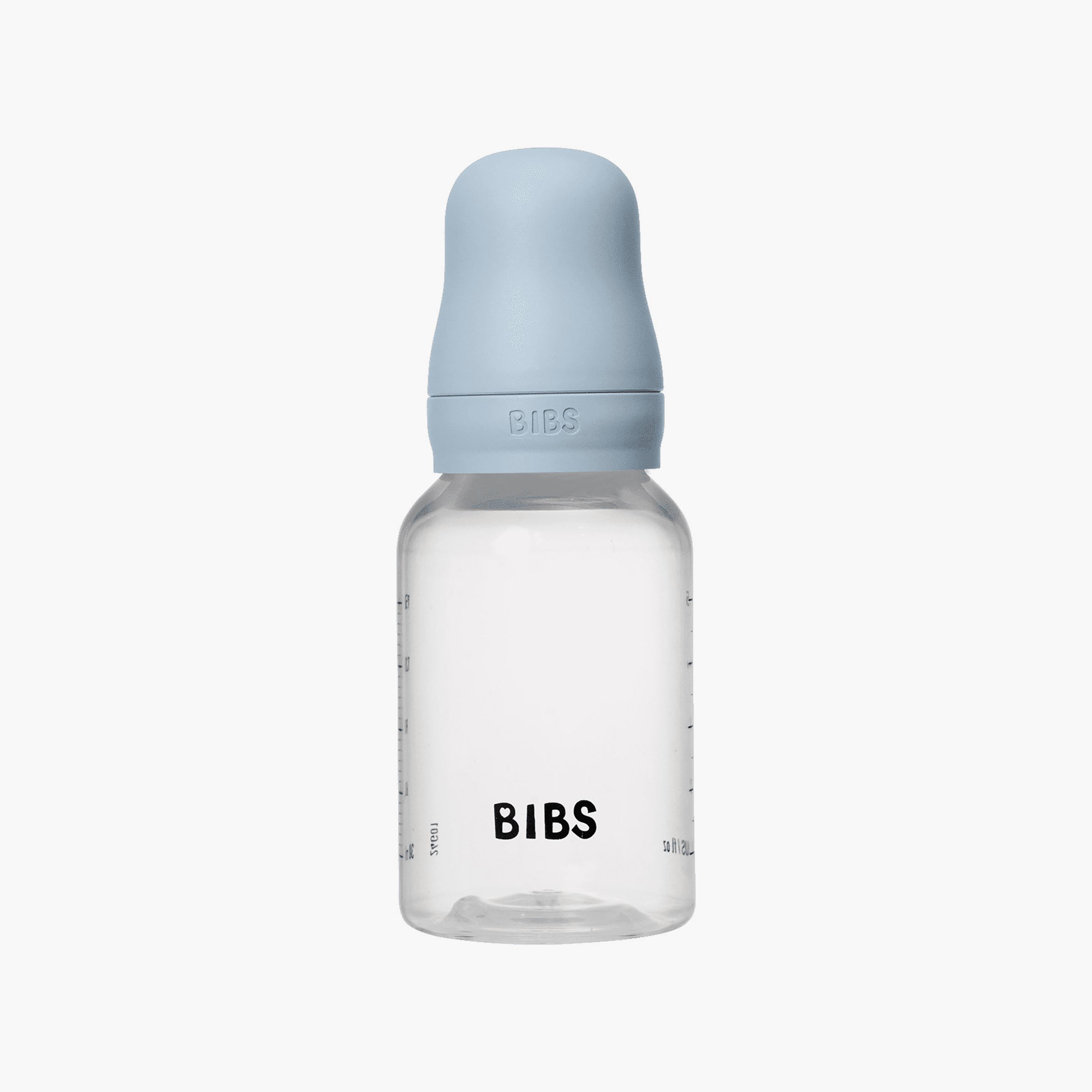 Bibs Natural Rubber Slow Flow Feeding Bottle Set - 150 ml-baby-feeding-feedingbottles-bottlesandteats-image-1