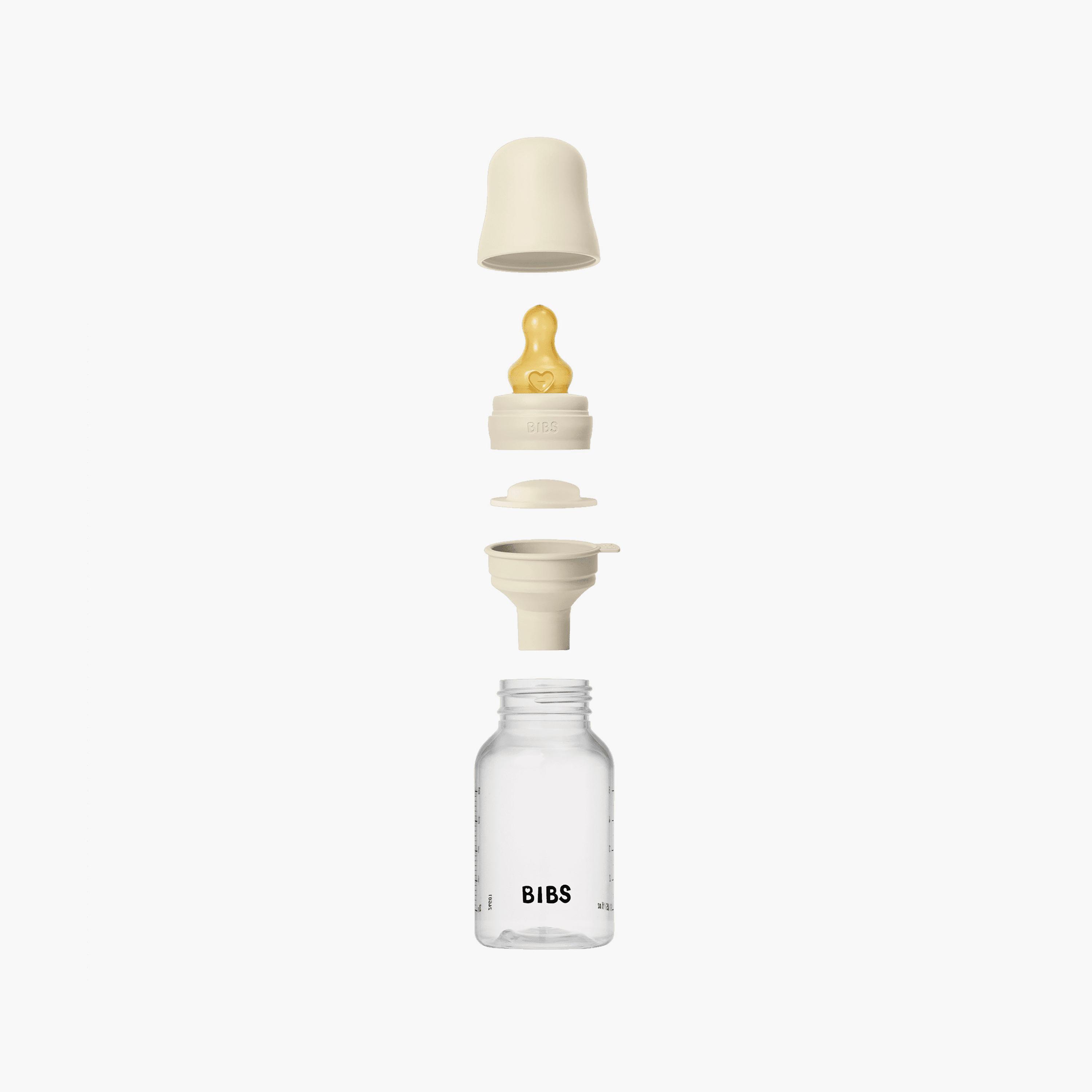 Bibs Natural Rubber Slow Flow Feeding Bottle Set - 150 ml-baby-feeding-feedingbottles-bottlesandteats-image-3