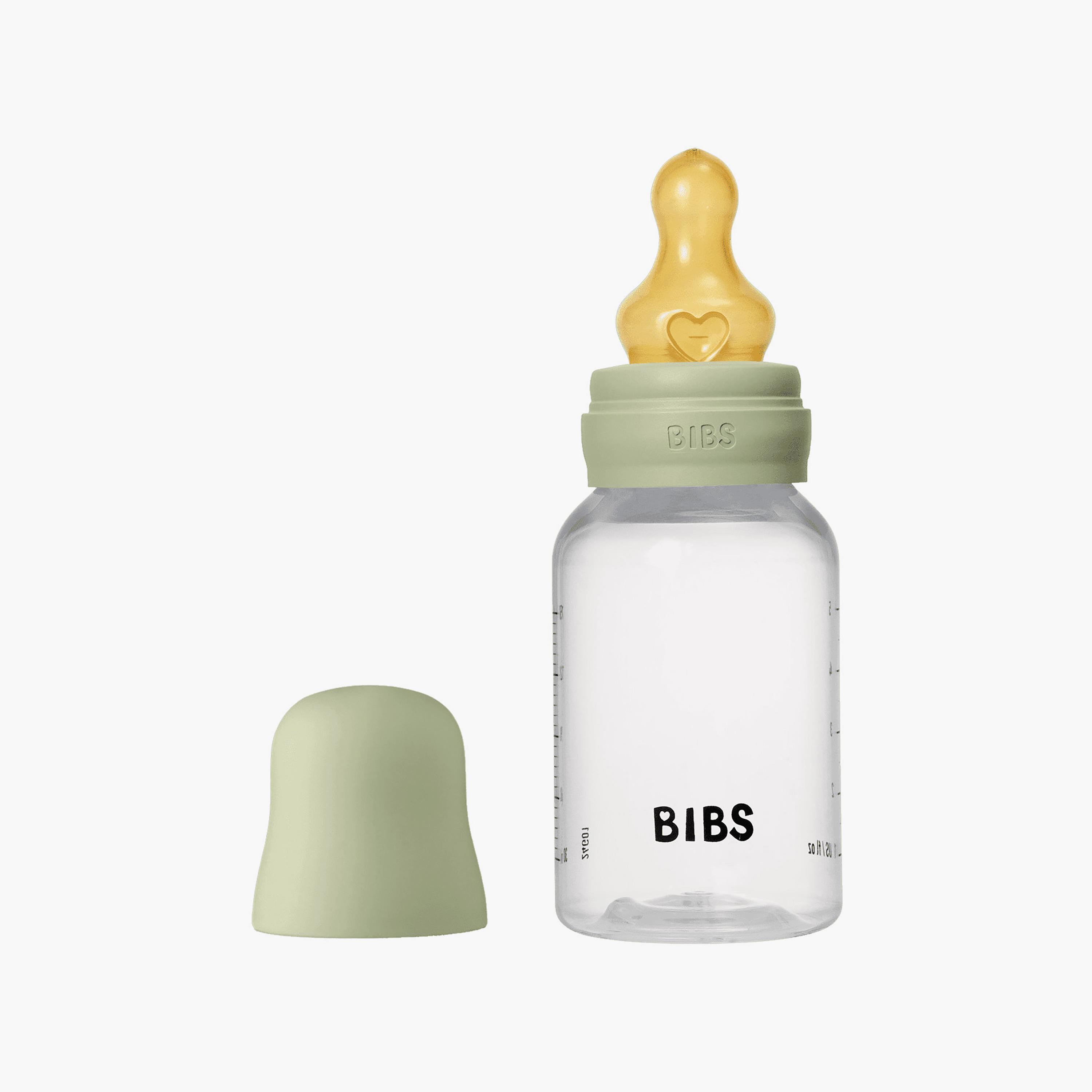 Bibs Natural Rubber Slow Flow Feeding Bottle Set - 150 ml-baby-feeding-feedingbottles-bottlesandteats-image-2