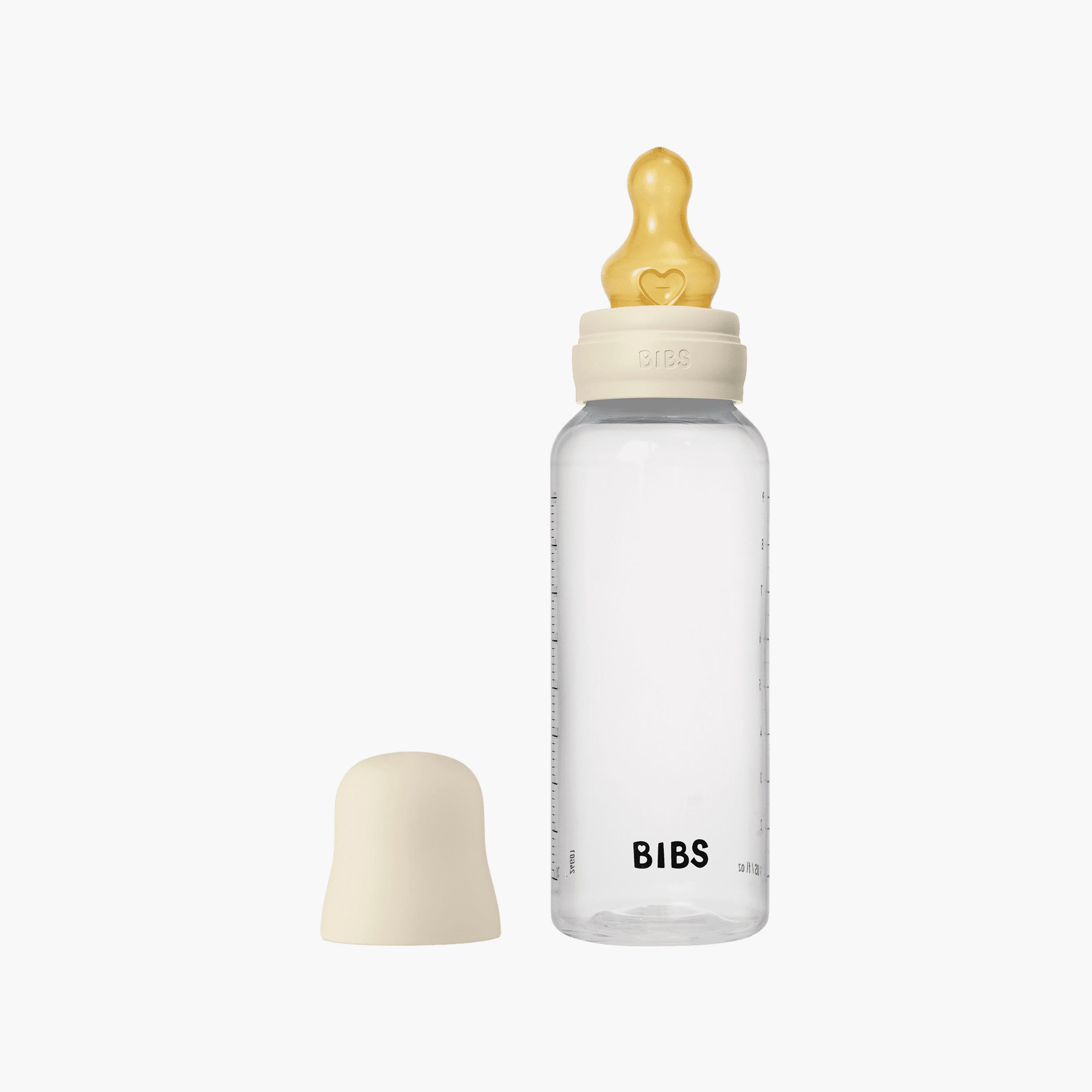 Bibs Natural Rubber Medium Flow Feeding Bottle Set - 270 ml-baby-feeding-feedingbottles-bottlesandteats-image-2