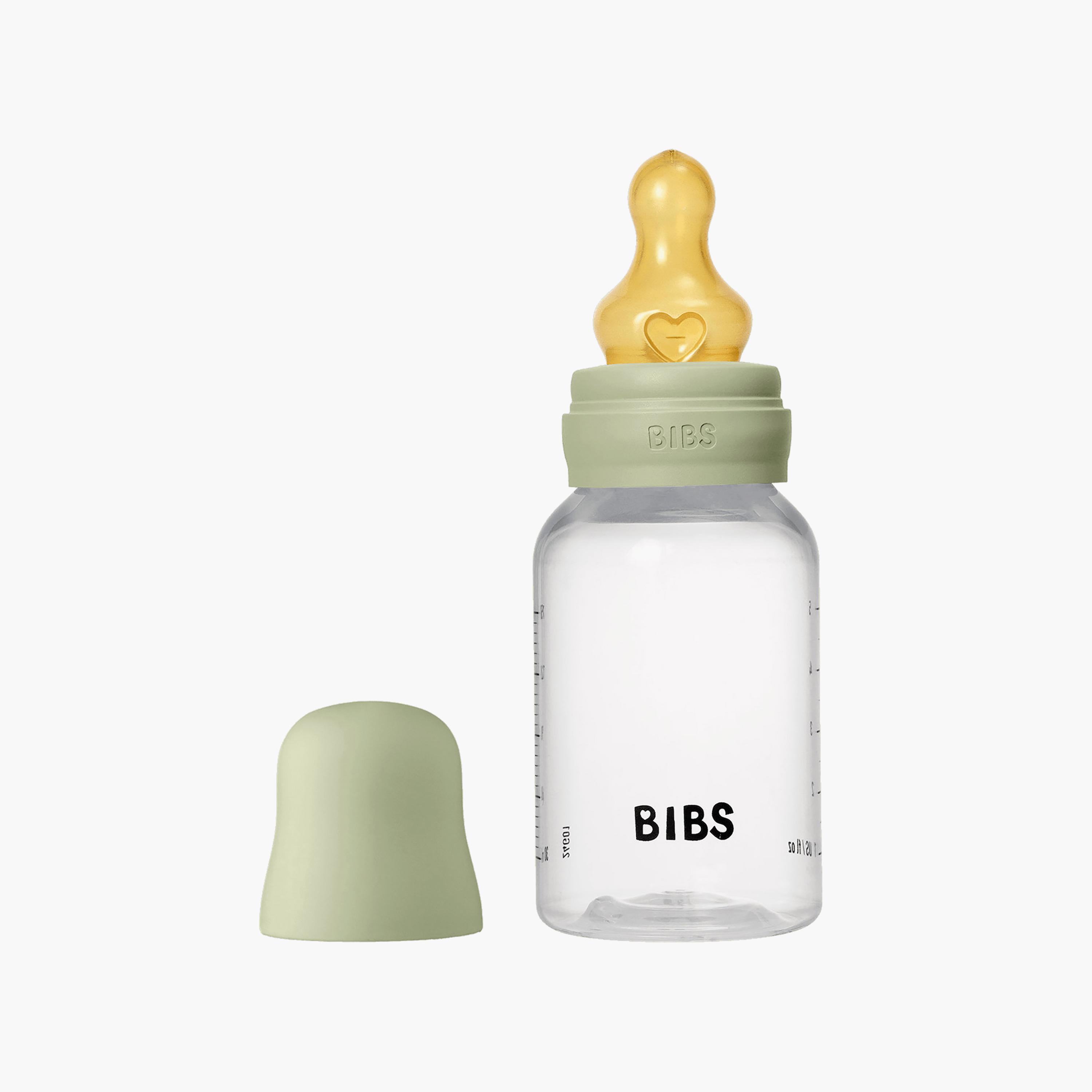 Bibs 2-Piece Natural Rubber Slow Flow Feeding Bottle Set - 150 ml-baby-feeding-feedingbottles-bottlesandteats-image-2
