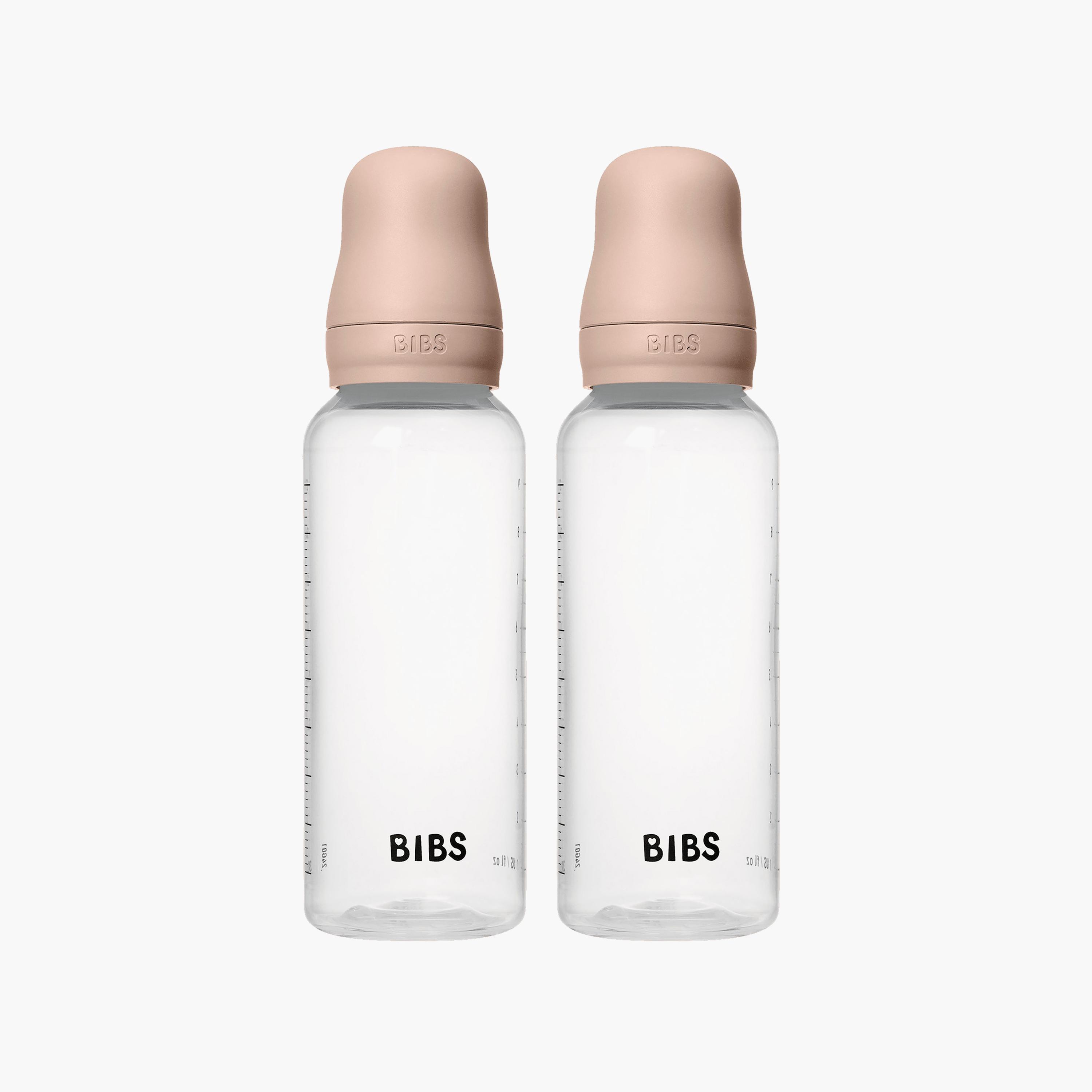 Bibs 2-Piece Natural Rubber Medium Flow Feeding Bottle Set - 270 ml-baby-feeding-feedingbottles-bottlesandteats-image-1