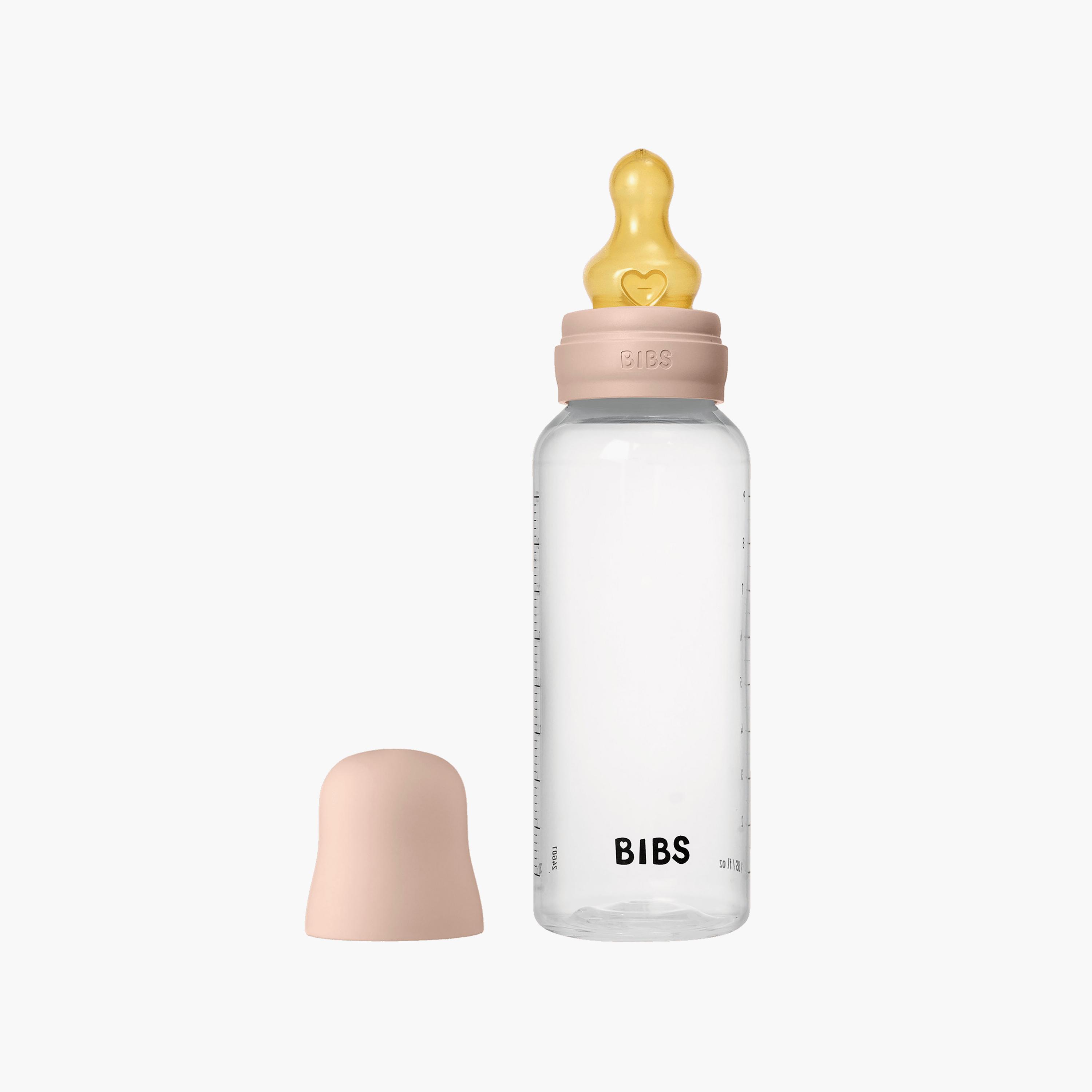Bibs 2-Piece Natural Rubber Medium Flow Feeding Bottle Set - 270 ml-baby-feeding-feedingbottles-bottlesandteats-image-2
