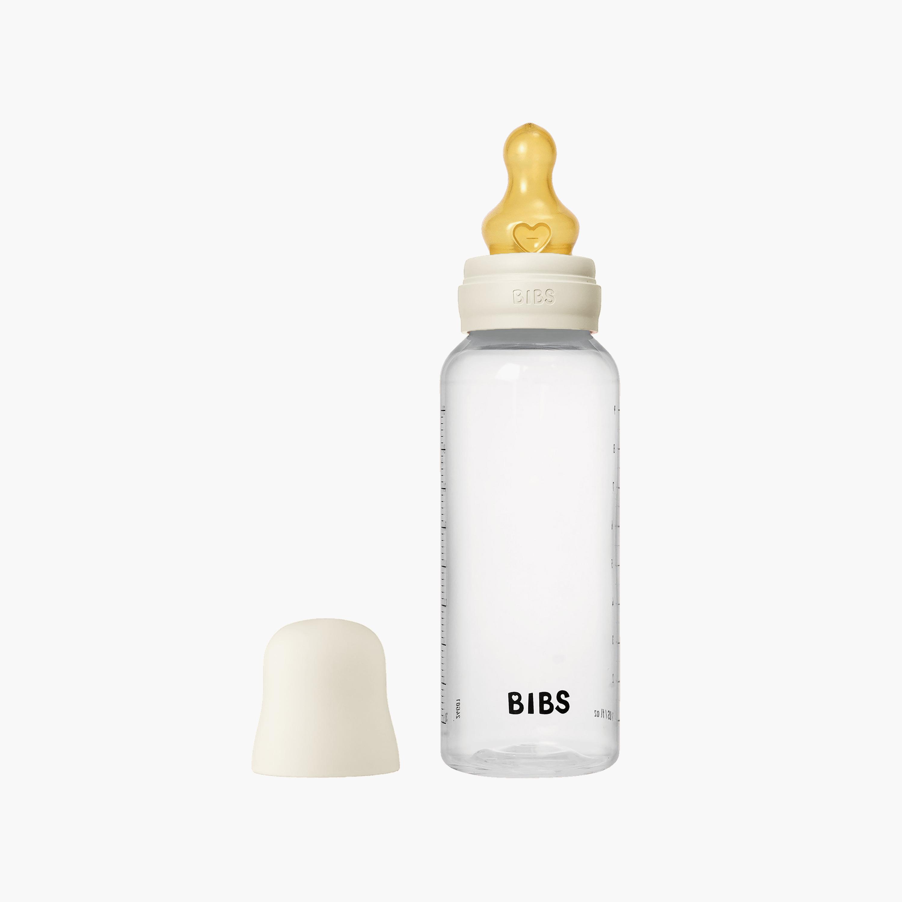 Bibs 2-Piece Natural Rubber Medium Flow Feeding Bottle Set - 270 ml-baby-feeding-feedingbottles-bottlesandteats-image-2