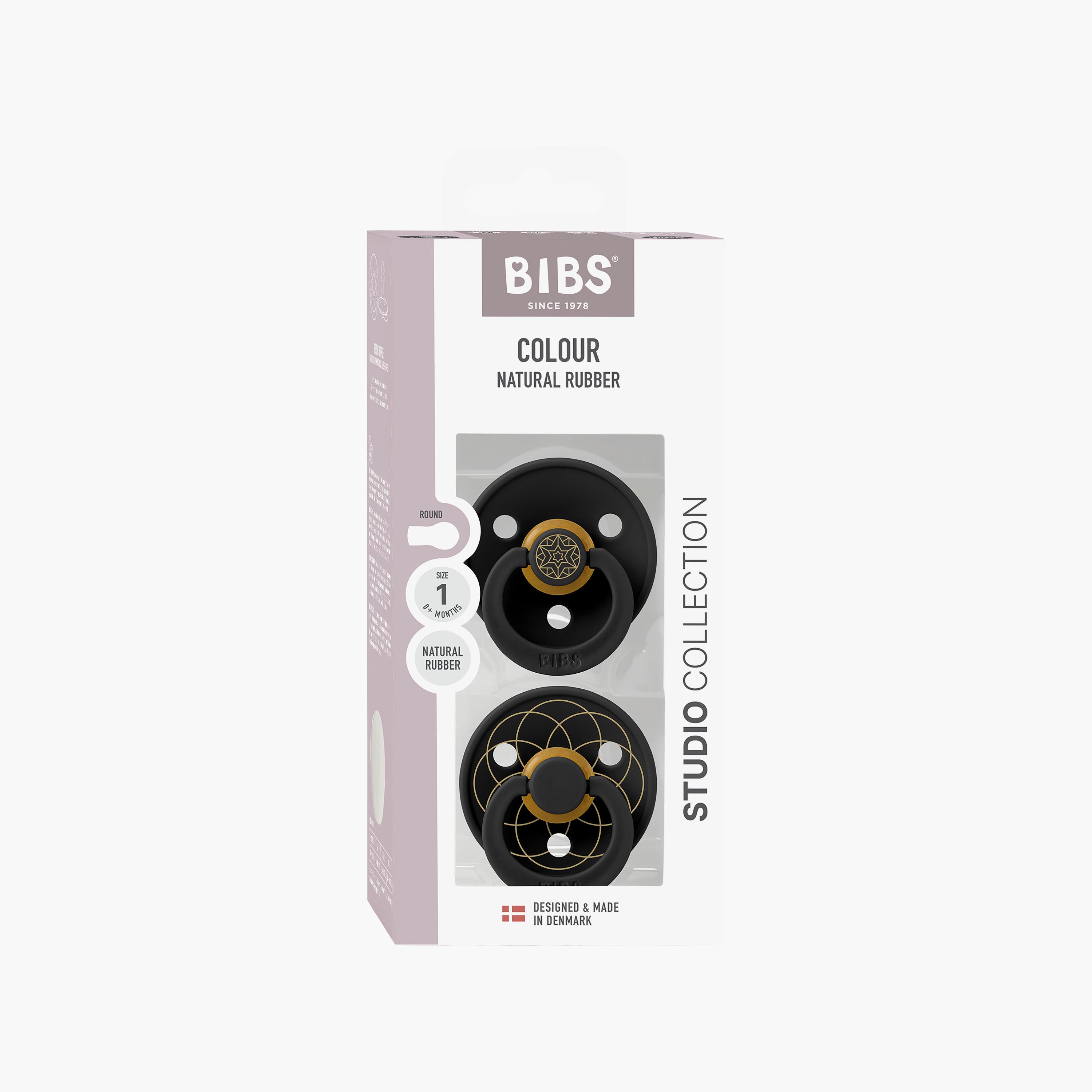 Bibs 2-Piece Studio Collection Layl Latex Pacifiers Set - Size 1-baby-feeding-pacifiers-image-3