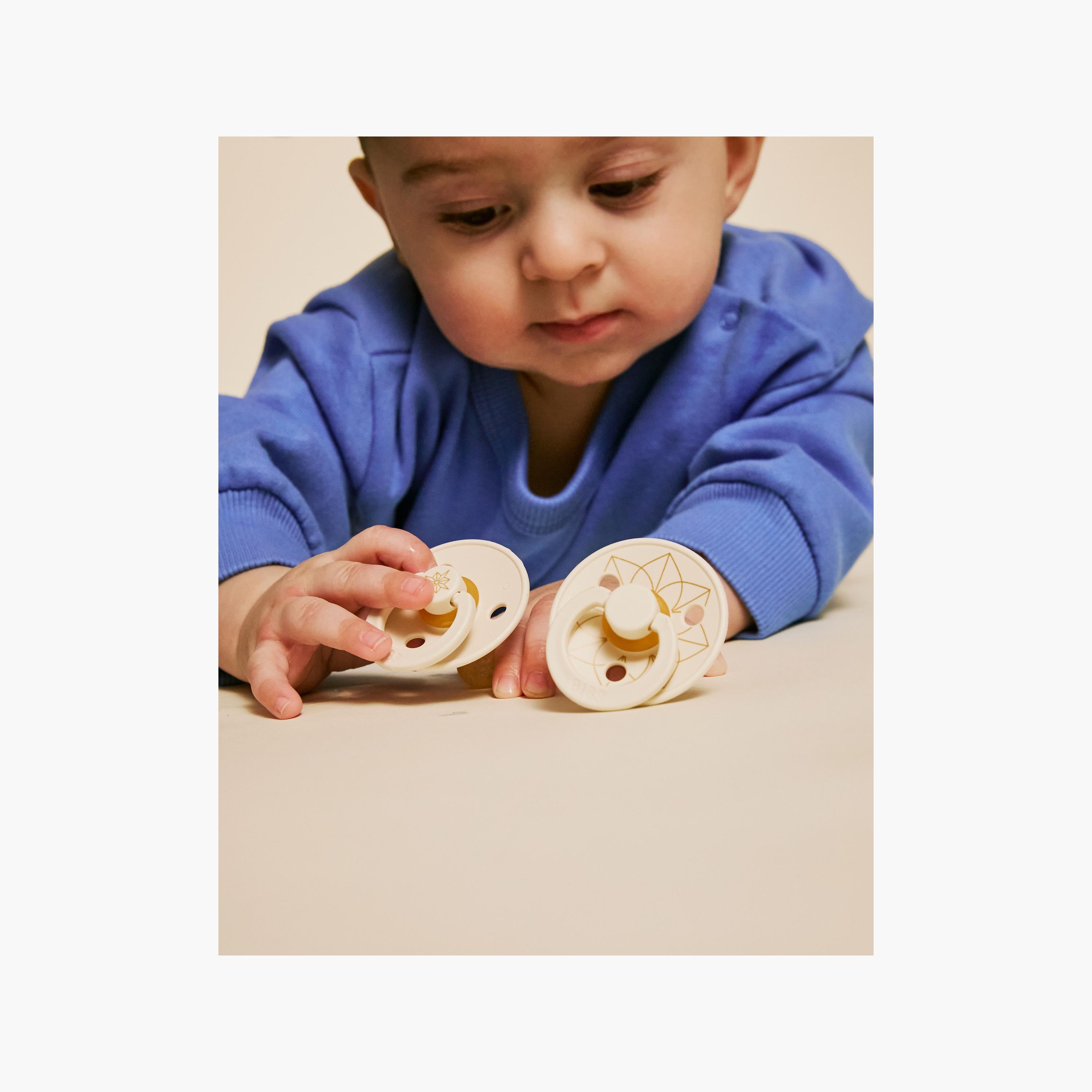 Bibs 2-Piece Studio Collection Noor Latex Pacifiers Set - Size 2-baby-feeding-pacifiers-image-11