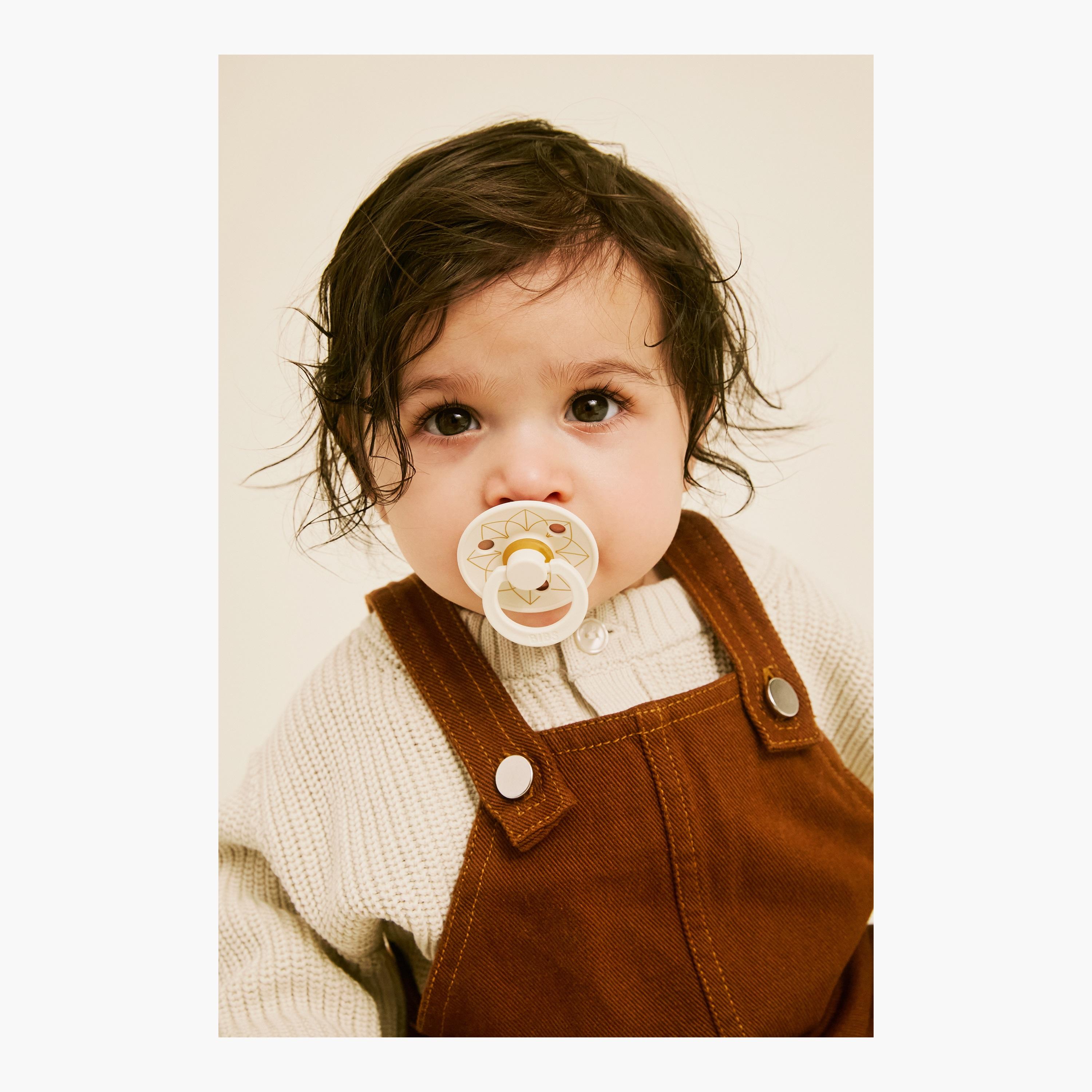 Bibs 2-Piece Studio Collection Noor Latex Pacifiers Set - Size 2-baby-feeding-pacifiers-image-2