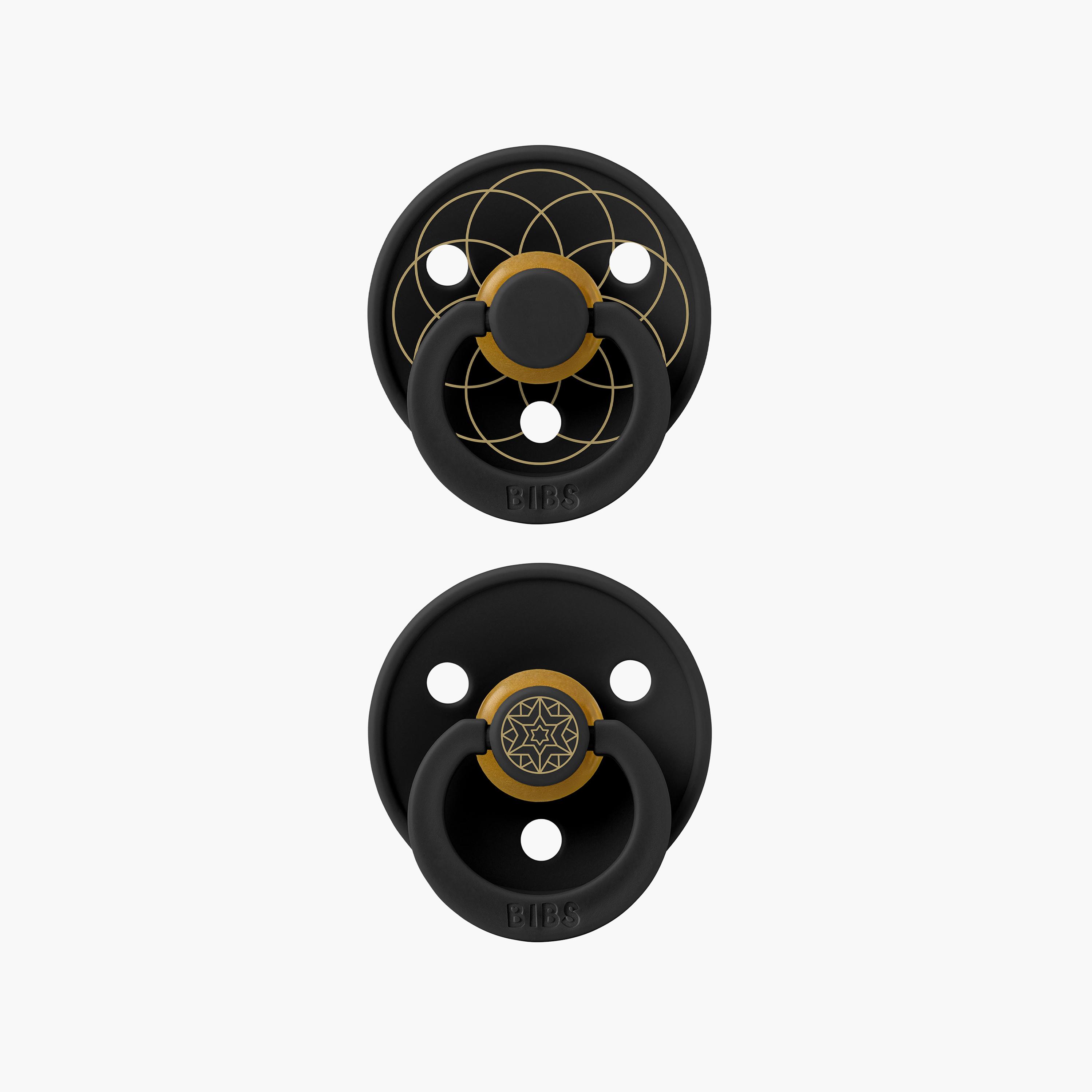 Bibs 2-Piece Studio Collection Layl Latex Pacifiers Set - Size 2-baby-feeding-pacifiers-image-1