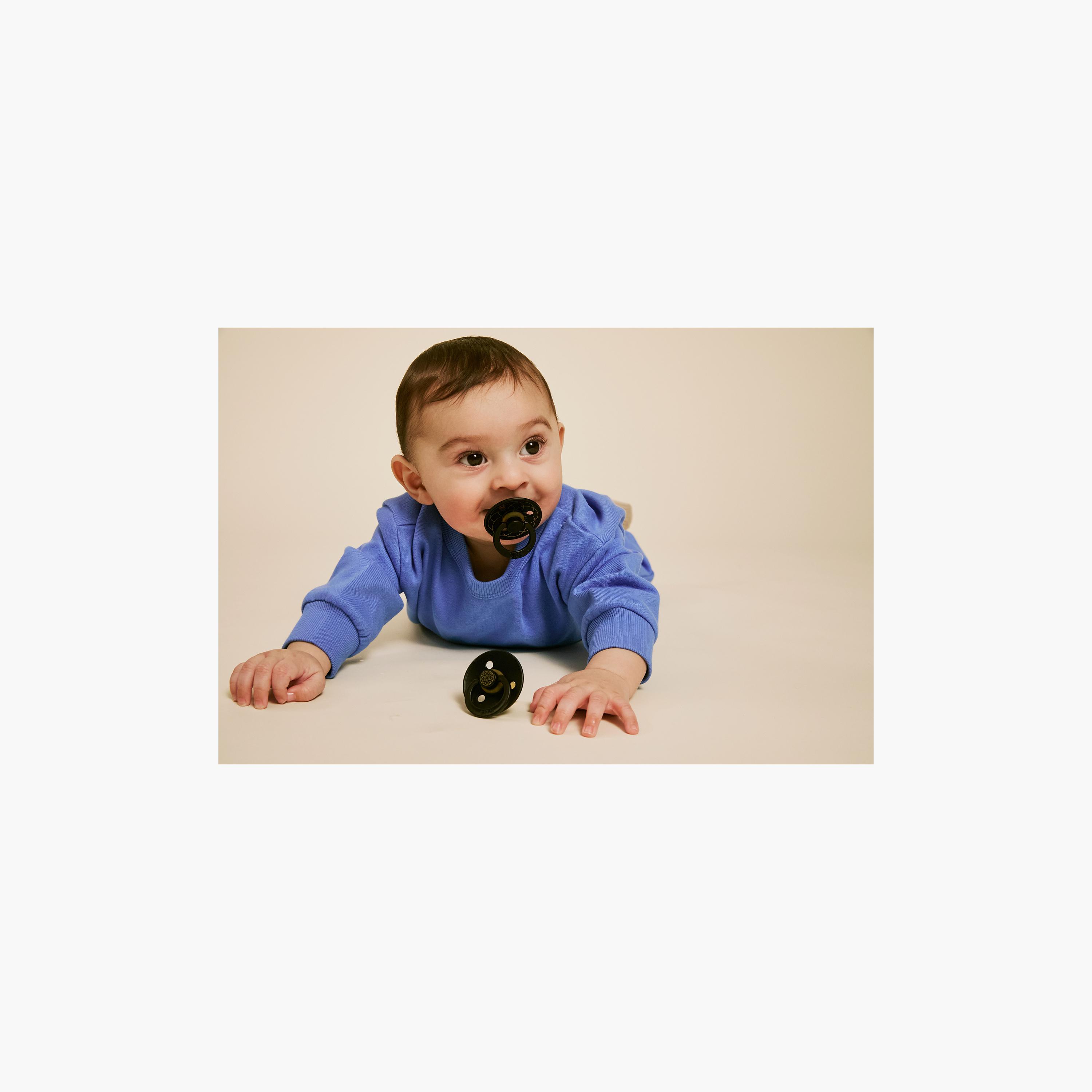 Bibs 4-Piece Studio Collection Noor & Layl Latex Pacifiers Set - Size 2-baby-feeding-pacifiers-image-2