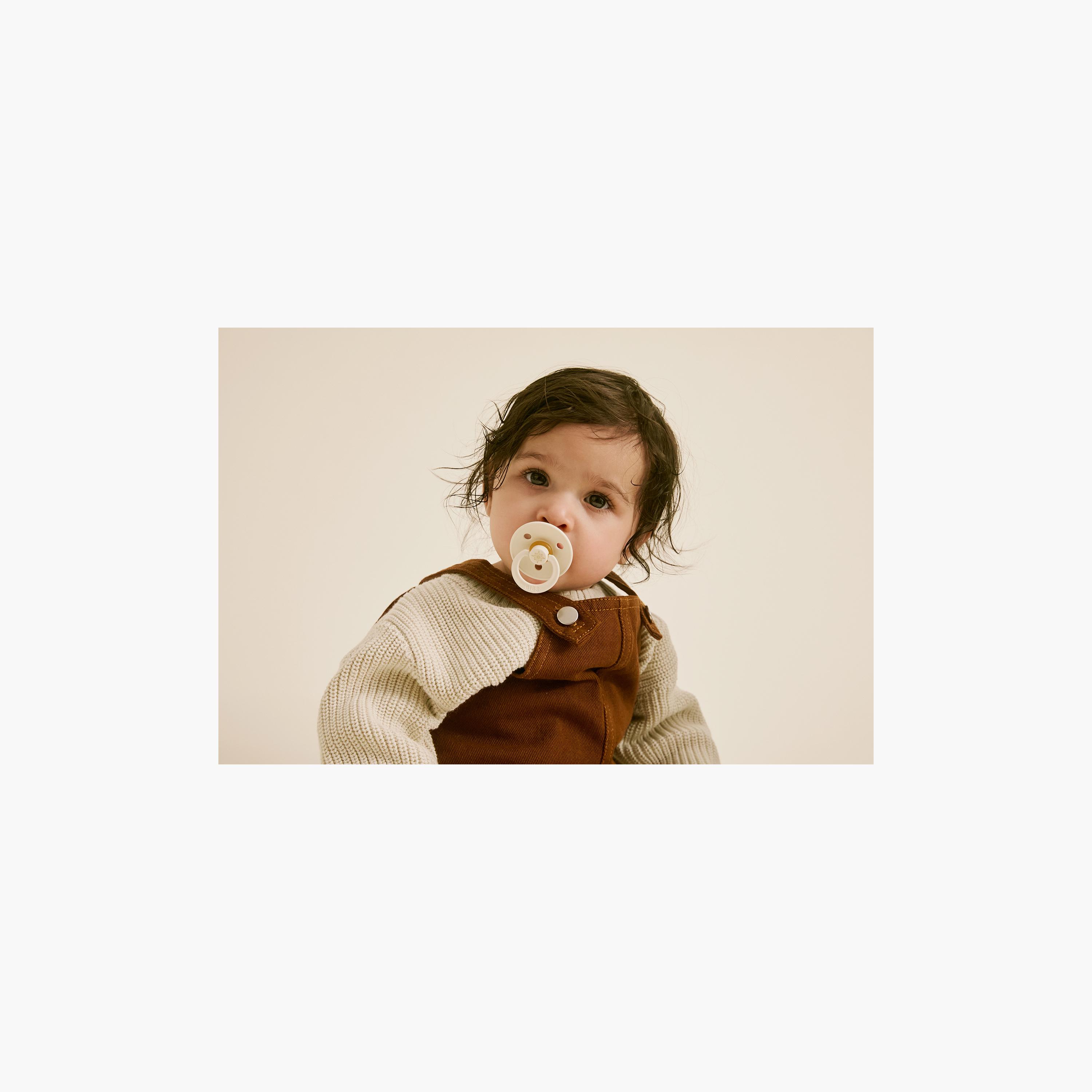 Bibs 4-Piece Studio Collection Noor & Layl Latex Pacifiers Set - Size 2-baby-feeding-pacifiers-image-4