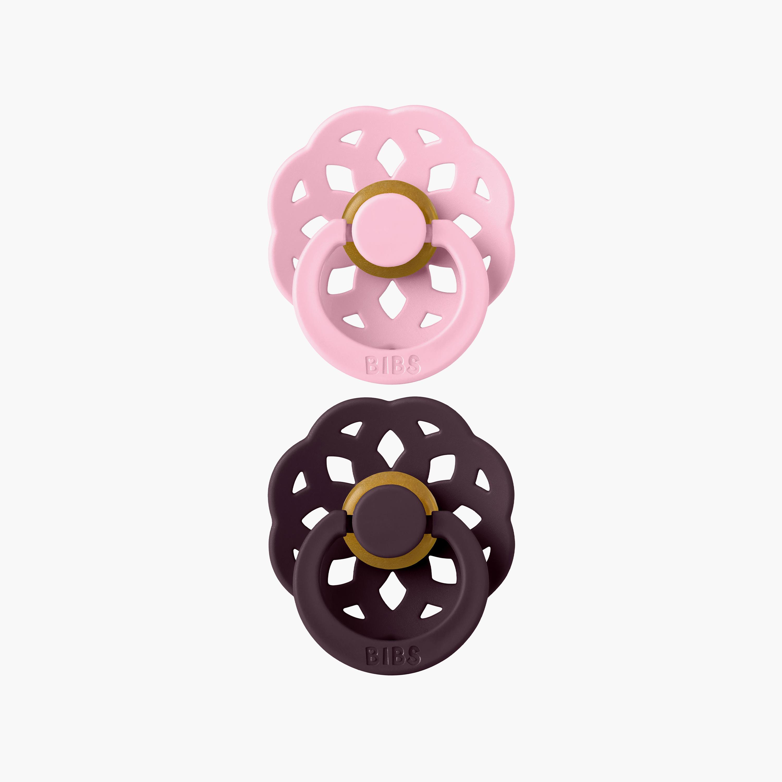Bibs 2-Piece Boheme Latex Pacifier Set - Size 1-baby-feeding-pacifiers-image-1