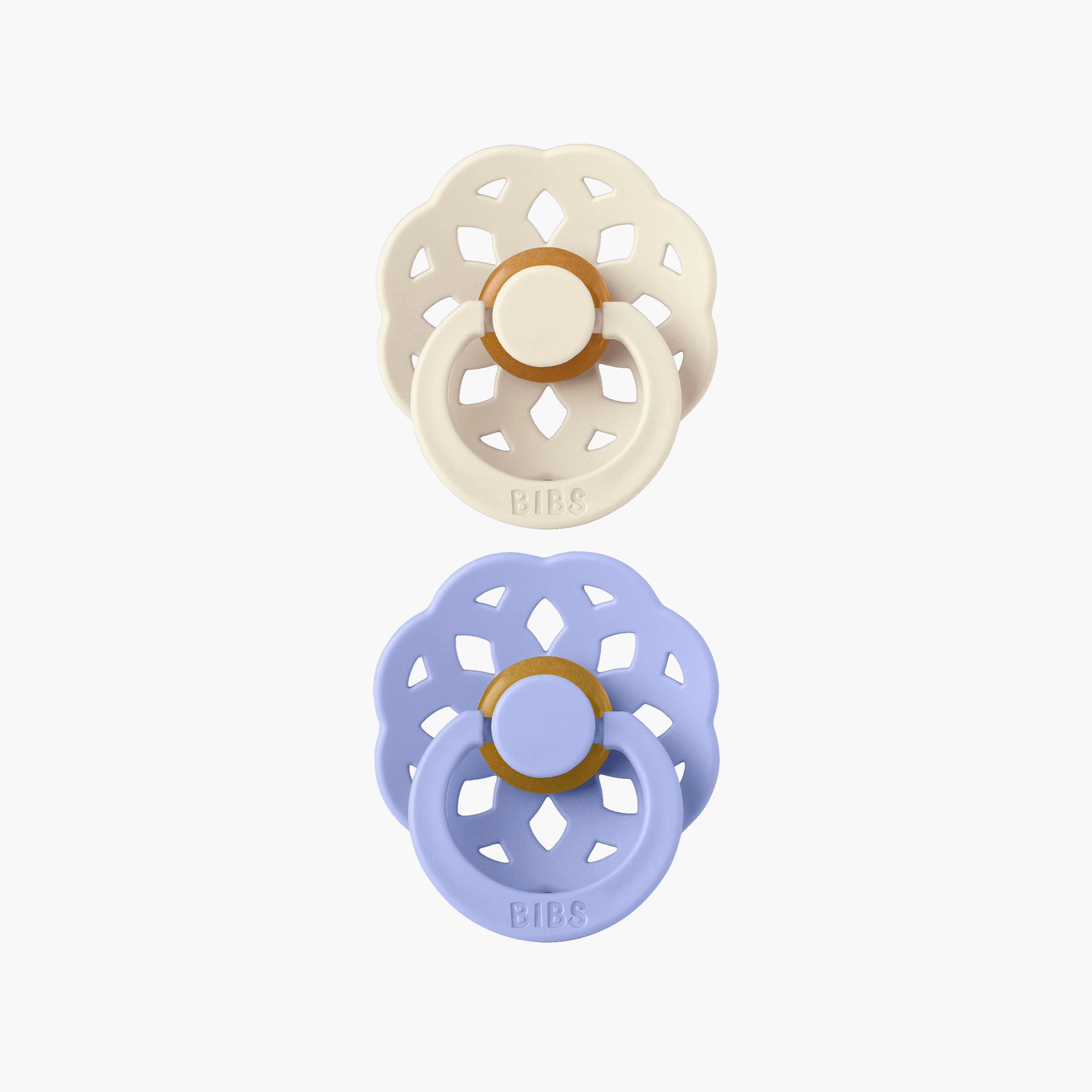 Bibs 2-Piece Boheme Latex Pacifier Set - Size 1-baby-feeding-pacifiers-image-1