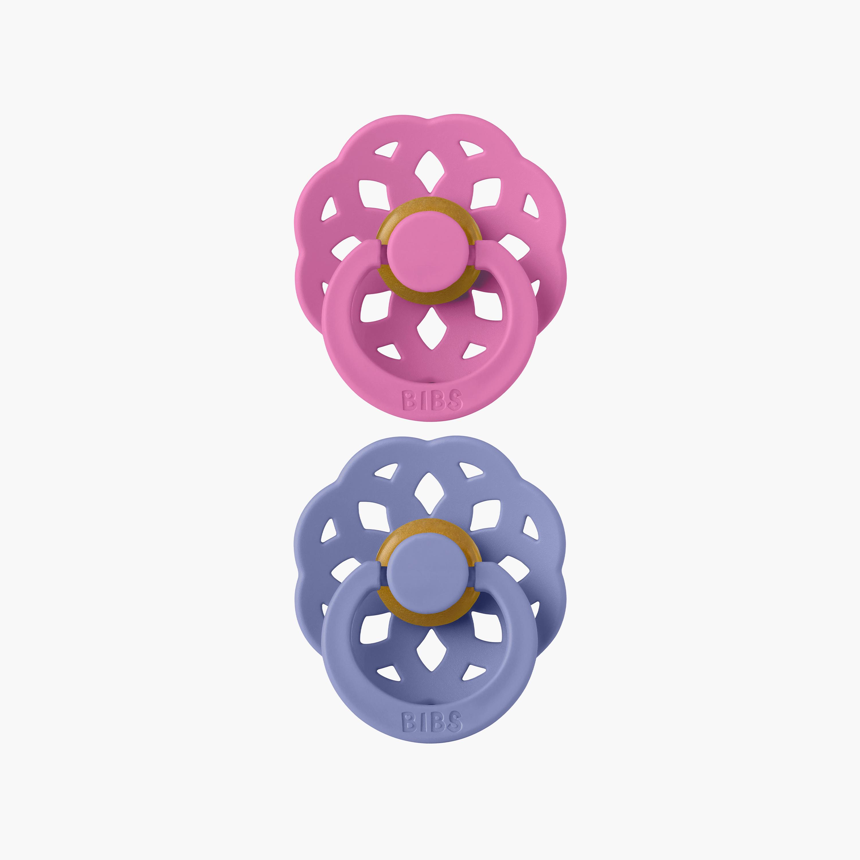 Bibs 2-Piece Boheme Latex Pacifier Set - Size 1-baby-feeding-pacifiers-image-1