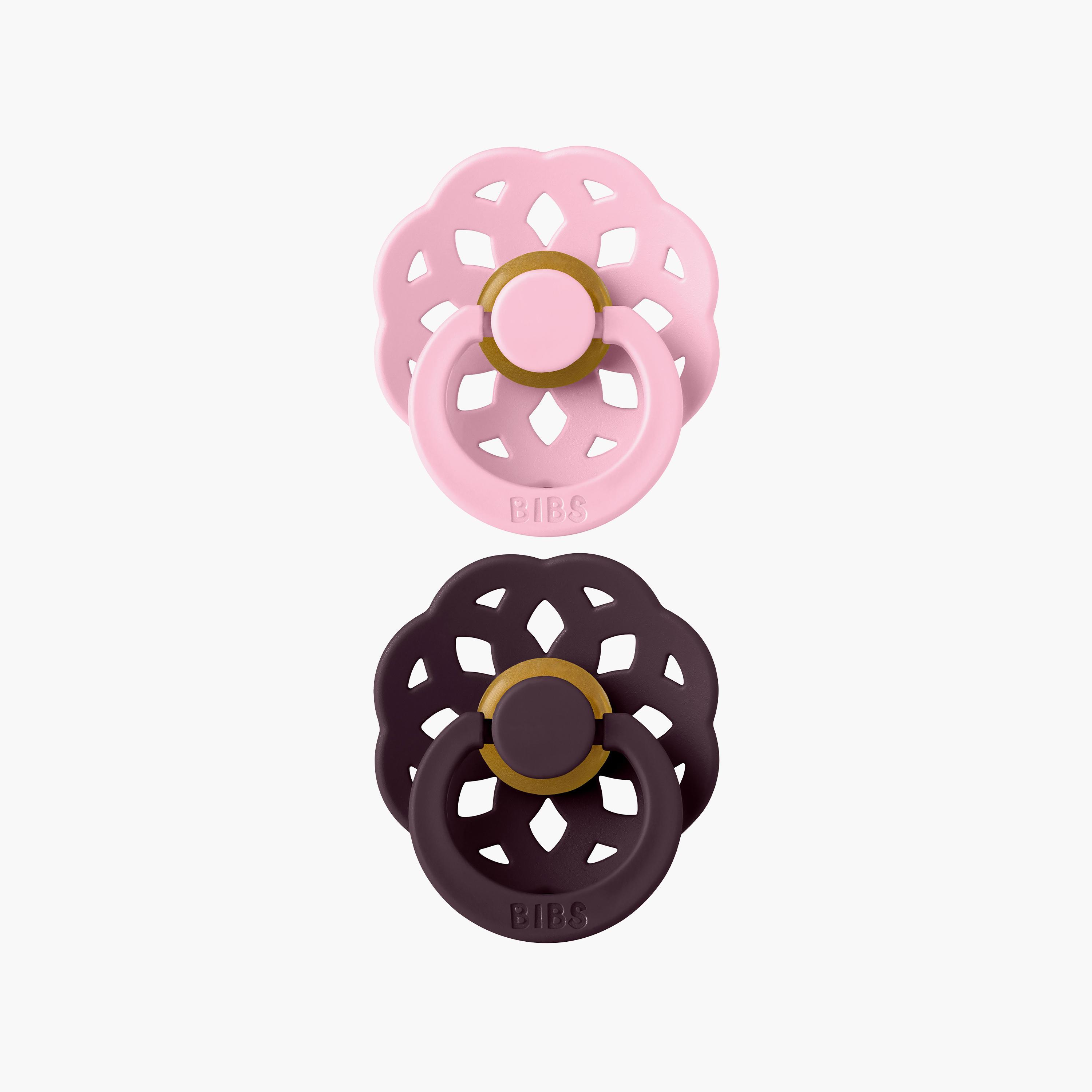 Bibs 2-Piece Boheme Latex Pacifier Set - Size 2-baby-feeding-pacifiers-image-1