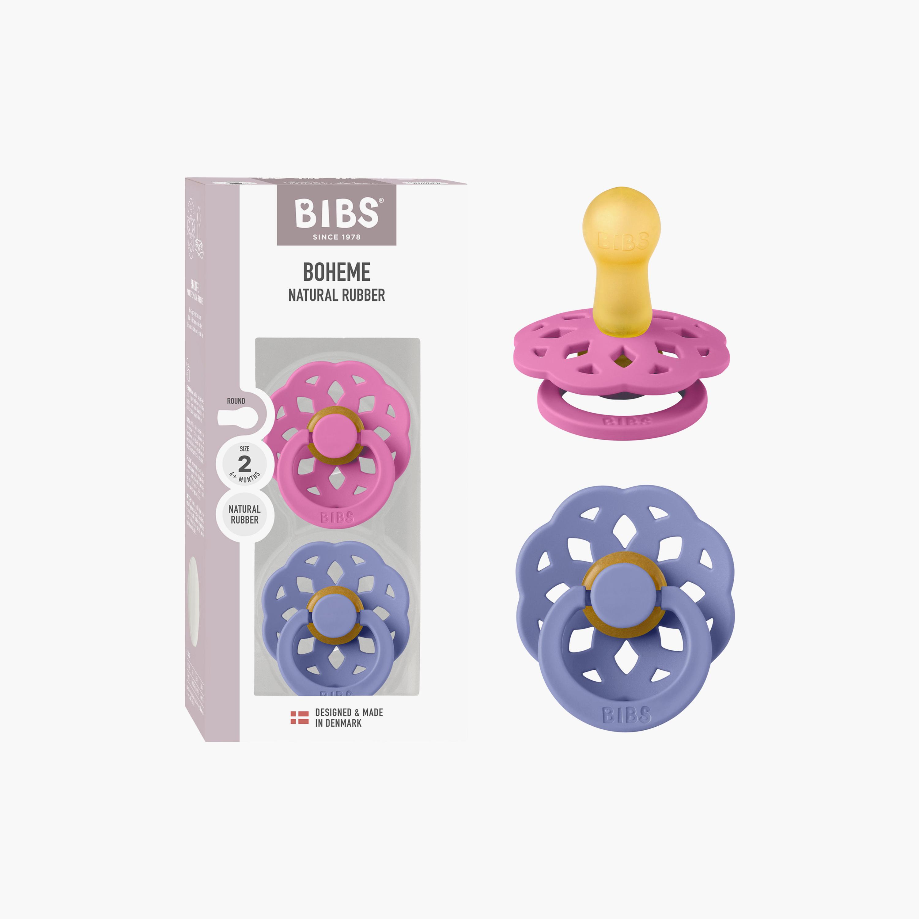 Bibs 2-Piece Boheme Latex Pacifier Set - Size 2-baby-feeding-pacifiers-image-3