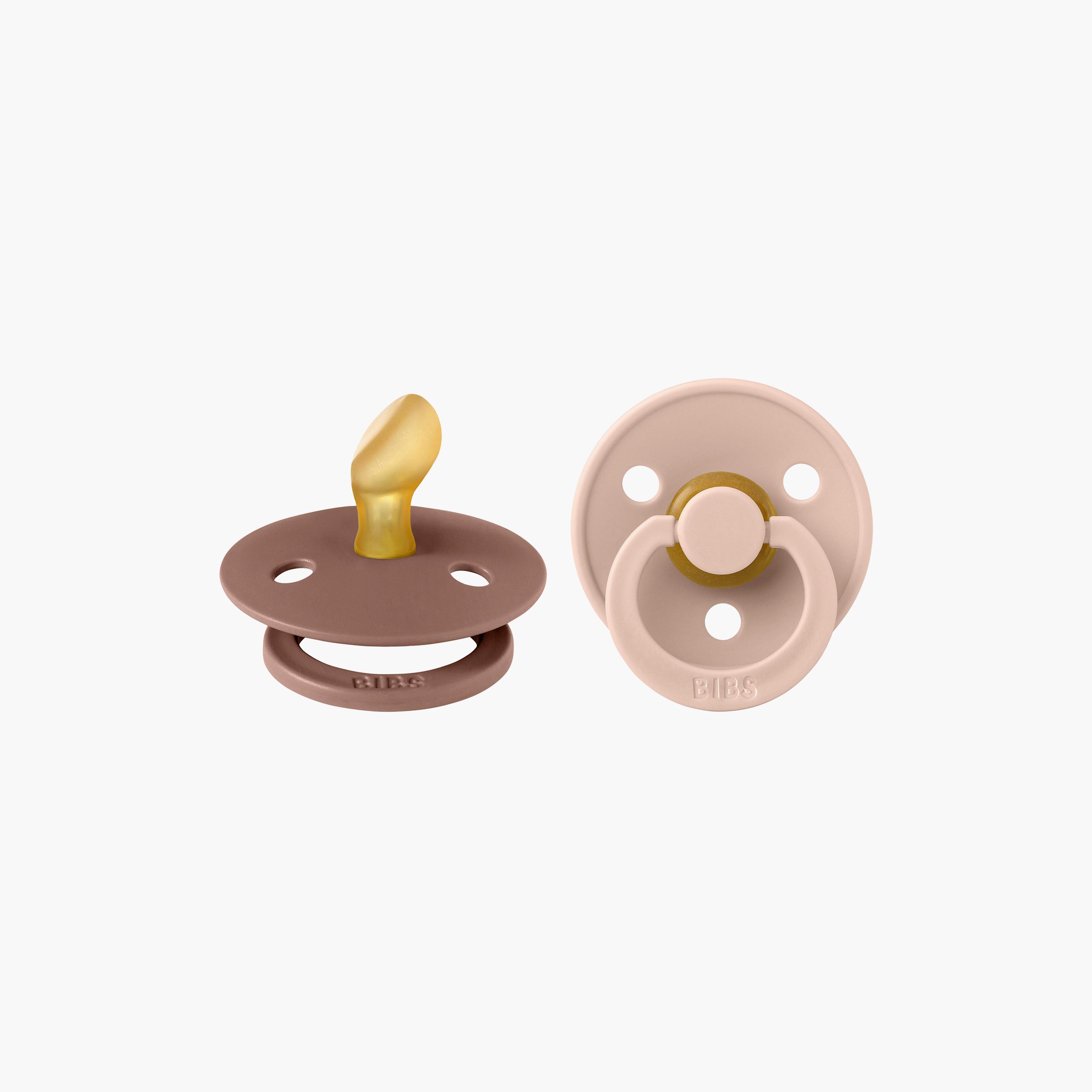 طقم لهايات لاتكس تقويم الأسنان تشكيلة "كولور" (قطعتين) من بيبس - مقاس 1-baby-feeding-pacifiers-image-5