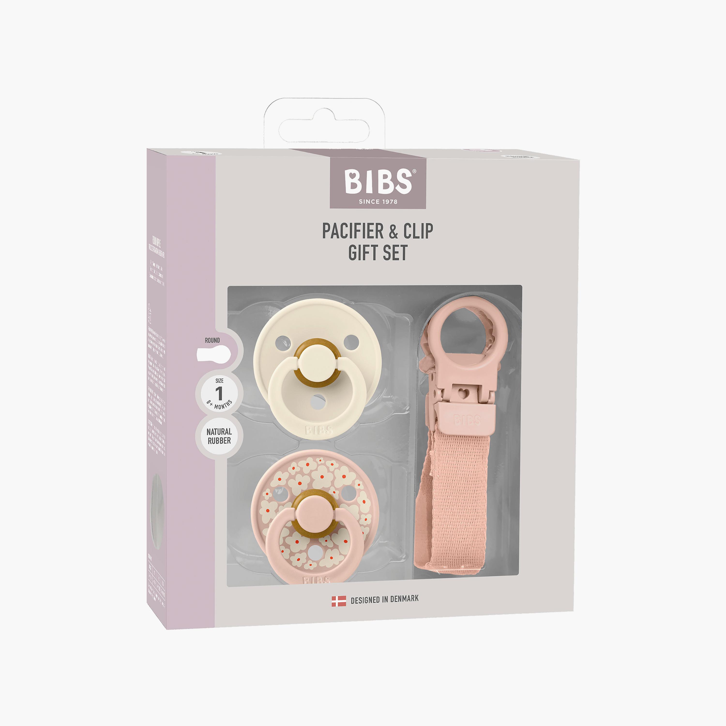 Bibs Colour Latex Pacifier & Loop Clip Gift Set - Size 1-baby-feeding-pacifiers-image-5