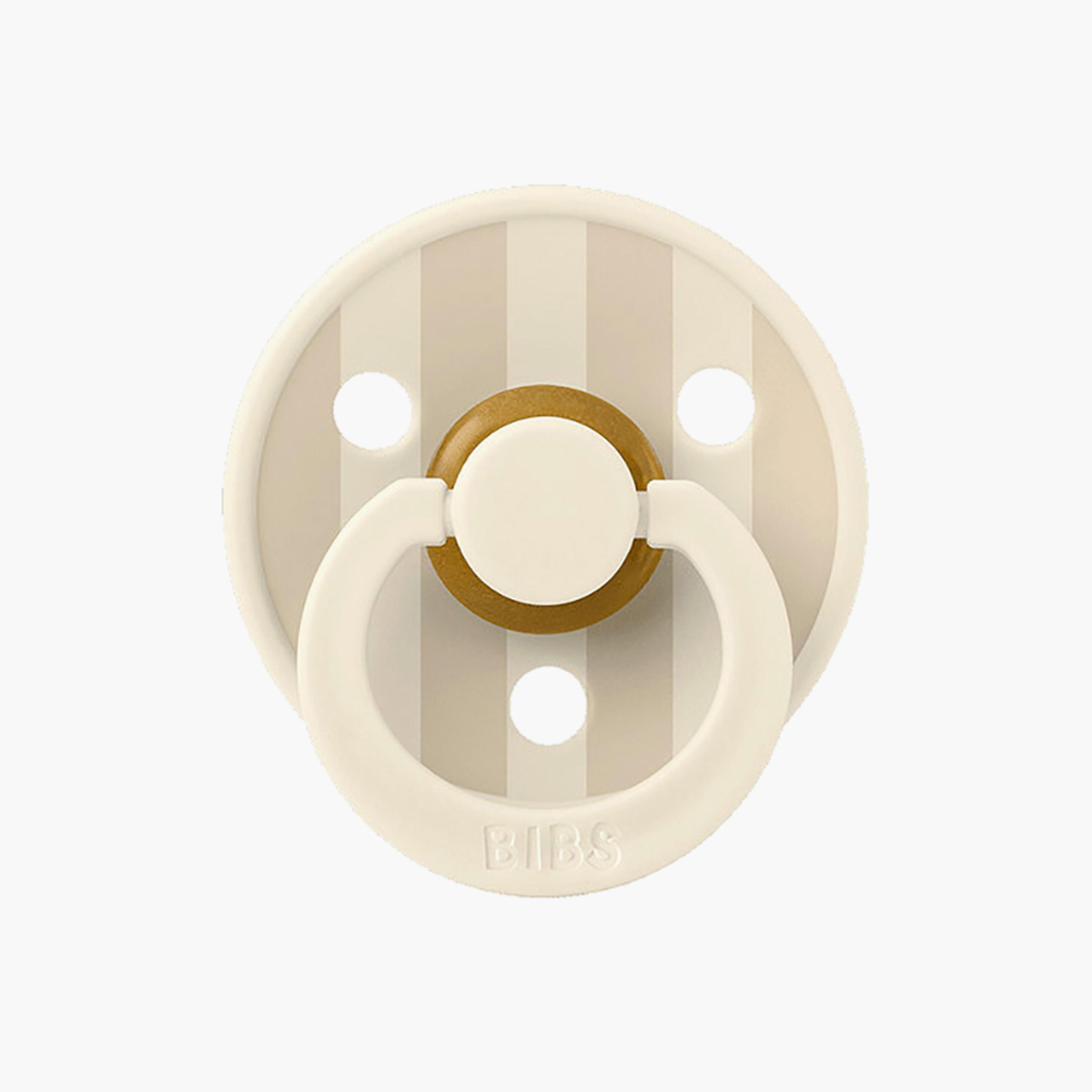 طقم لهايات لاتكس تشكيلة "كولور" مع مشبك حلقة سيليكون من بيبس - مقاس 1-baby-feeding-pacifiers-image-3