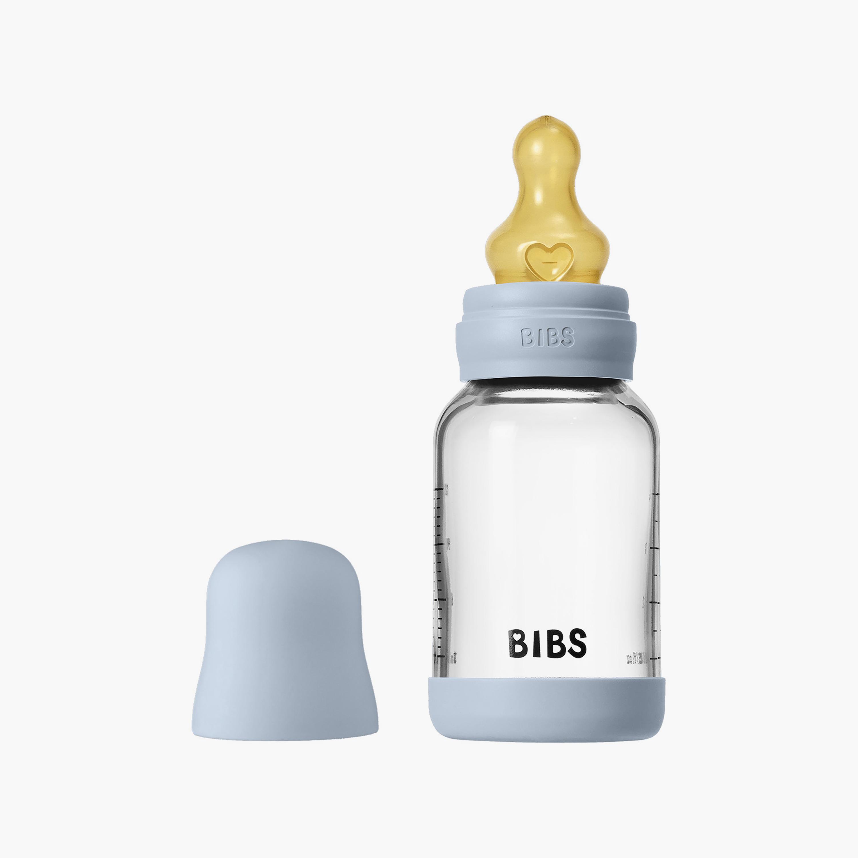 طقم رضّاعة زجاجية تدفق بطيء من بيبس - 120 مل-baby-feeding-feedingbottles-bottlesandteats-image-2