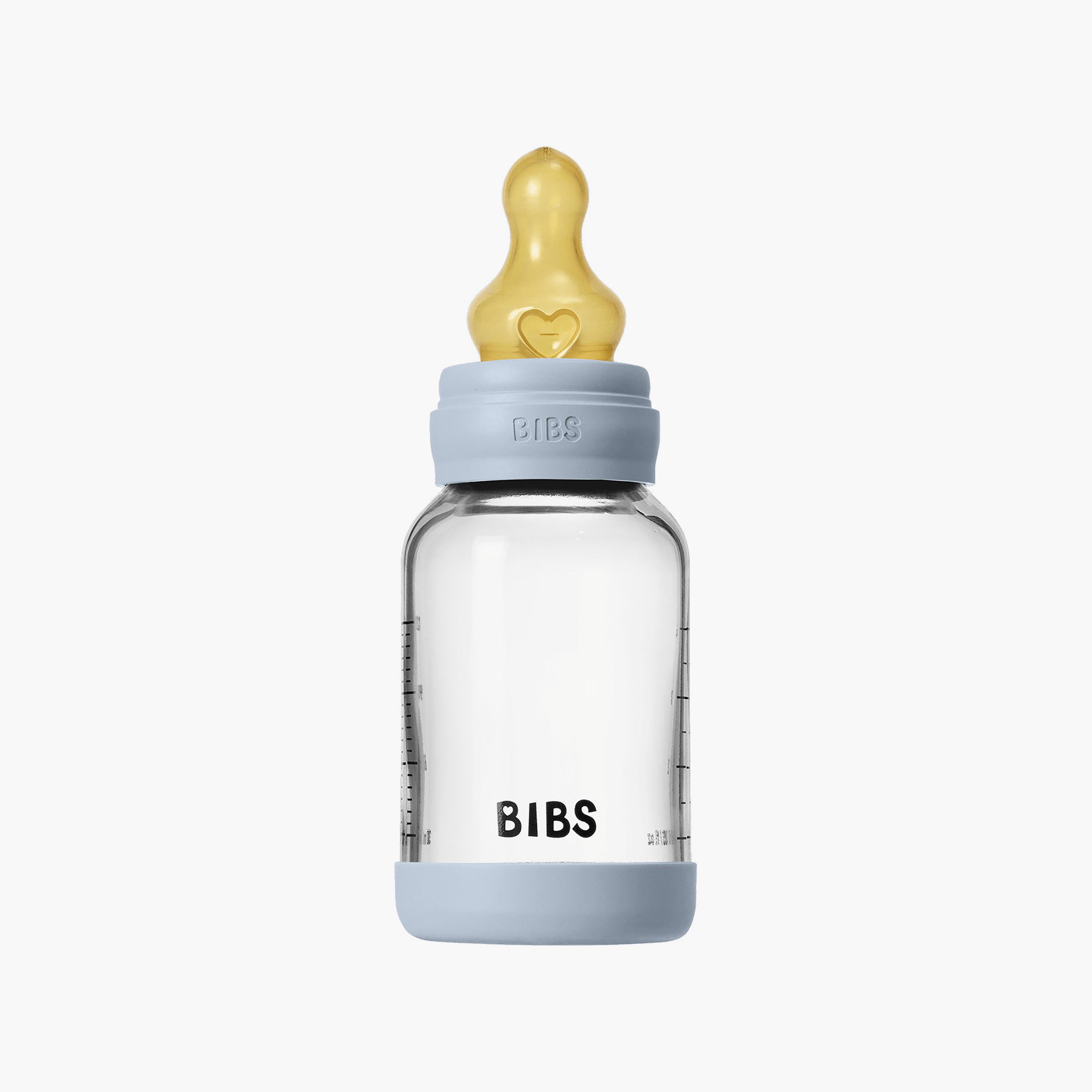 طقم رضّاعة زجاجية تدفق بطيء من بيبس - 120 مل-baby-feeding-feedingbottles-bottlesandteats-image-3