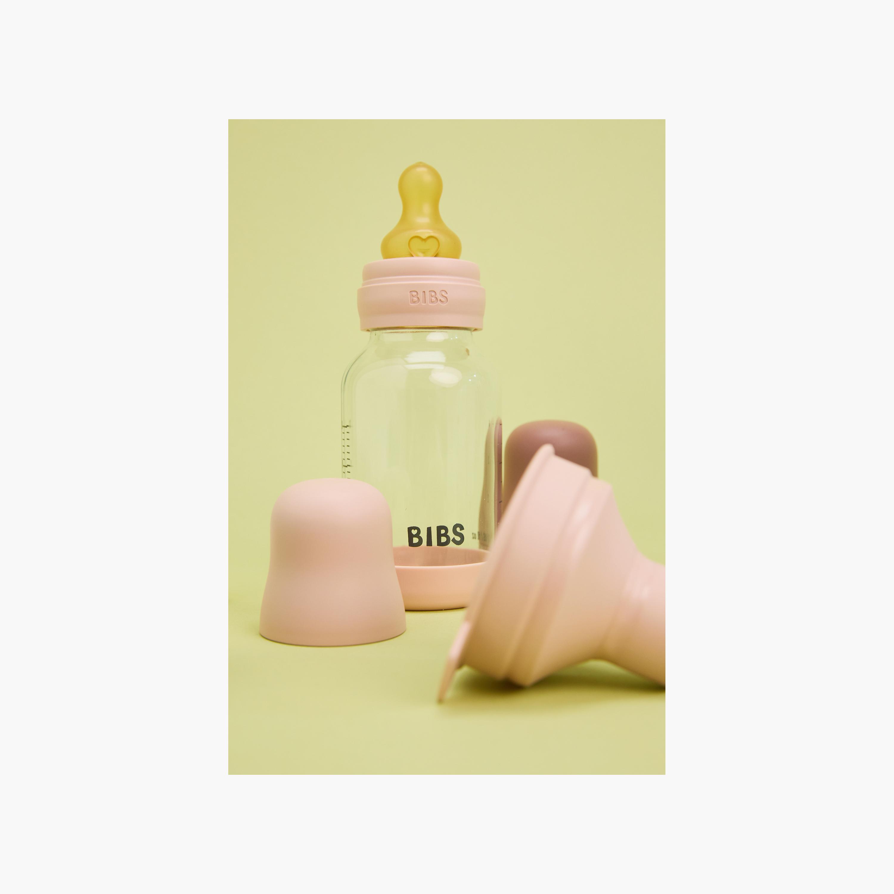 Bibs 2-Piece Glass Slow Flow Feeding Bottle Set - 120 ml-baby-feeding-feedingbottles-bottlesandteats-image-3