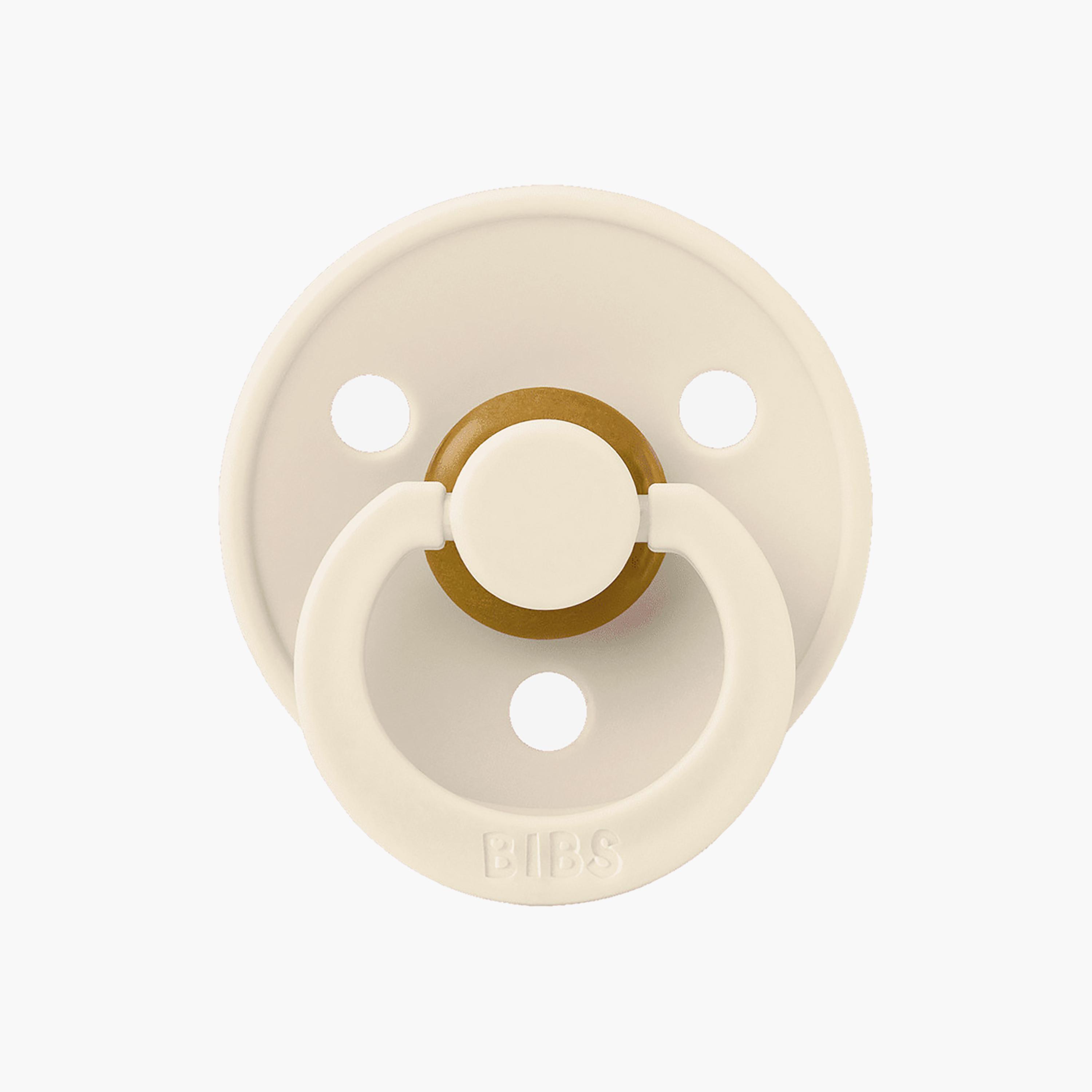 Bibs 4-Piece Round Colour Natural Rubber Pacifier Set - Size 2-baby-feeding-pacifiers-image-4