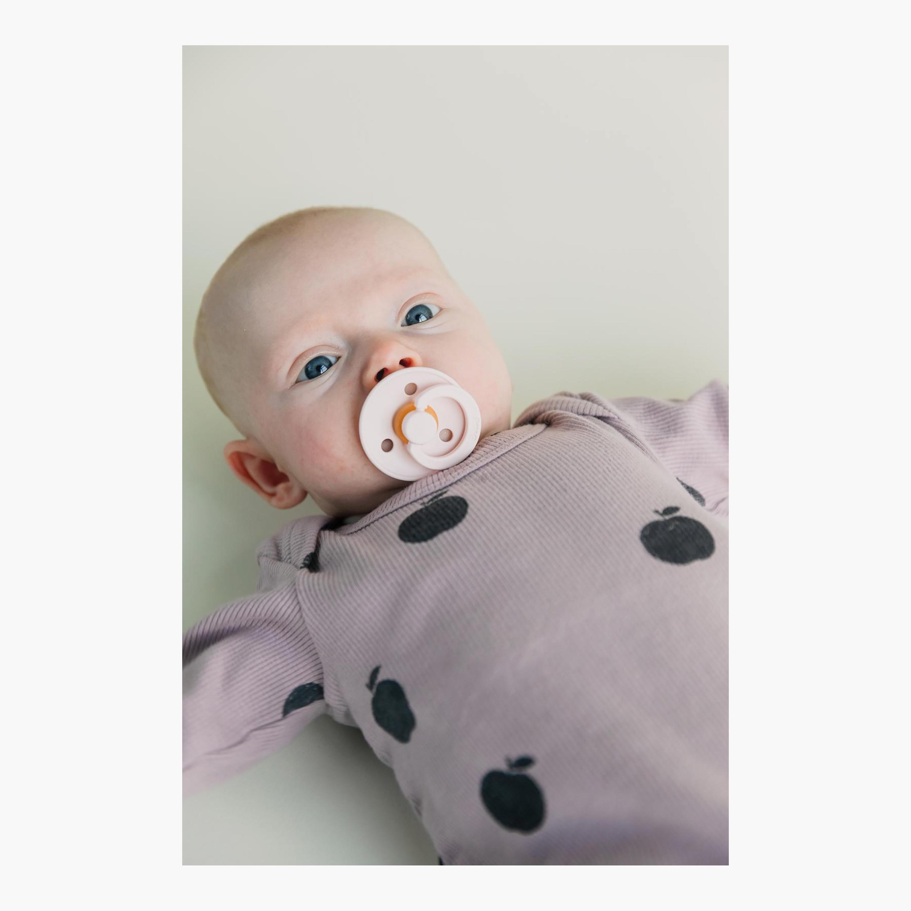Bibs 4-Piece Round Colour Natural Rubber Pacifier Set - Size 2-baby-feeding-pacifiers-image-10