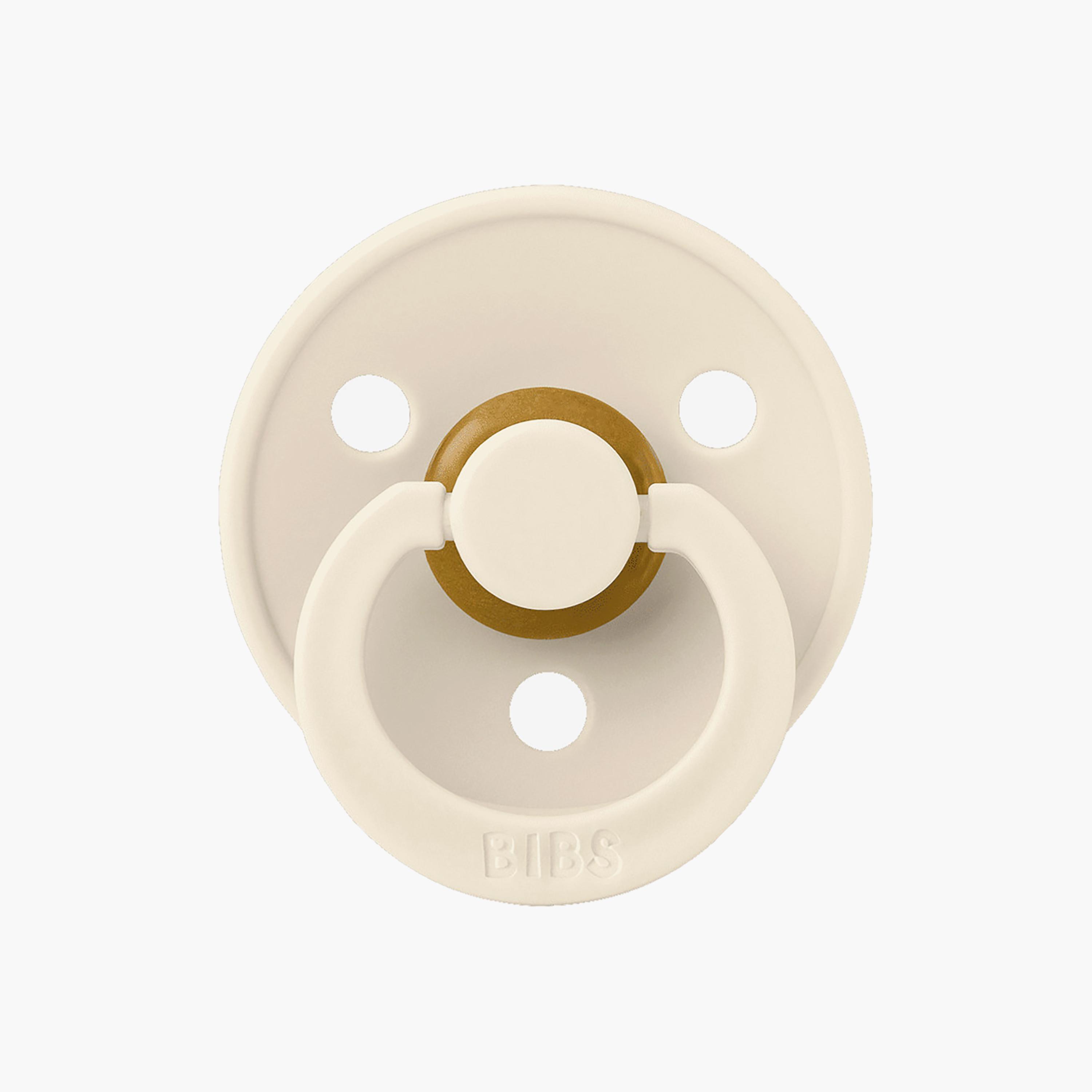 Bibs 4-Piece Round Colour Natural Rubber Pacifier Set - Size 2-baby-feeding-pacifiers-image-4