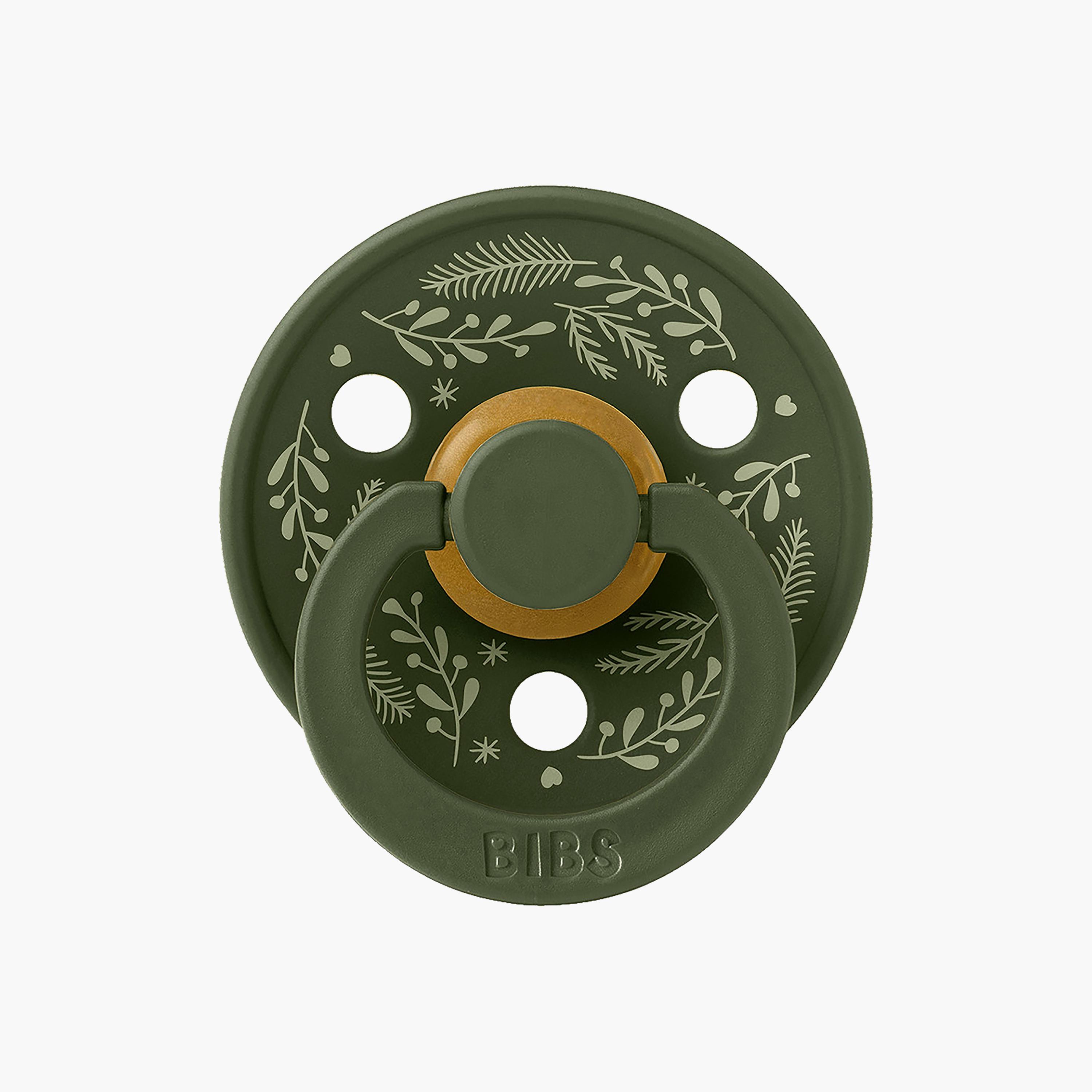 Bibs 2-Piece Colour Holiday Leaf Latex Pacifier Set - Size 2-baby-feeding-pacifiers-image-2