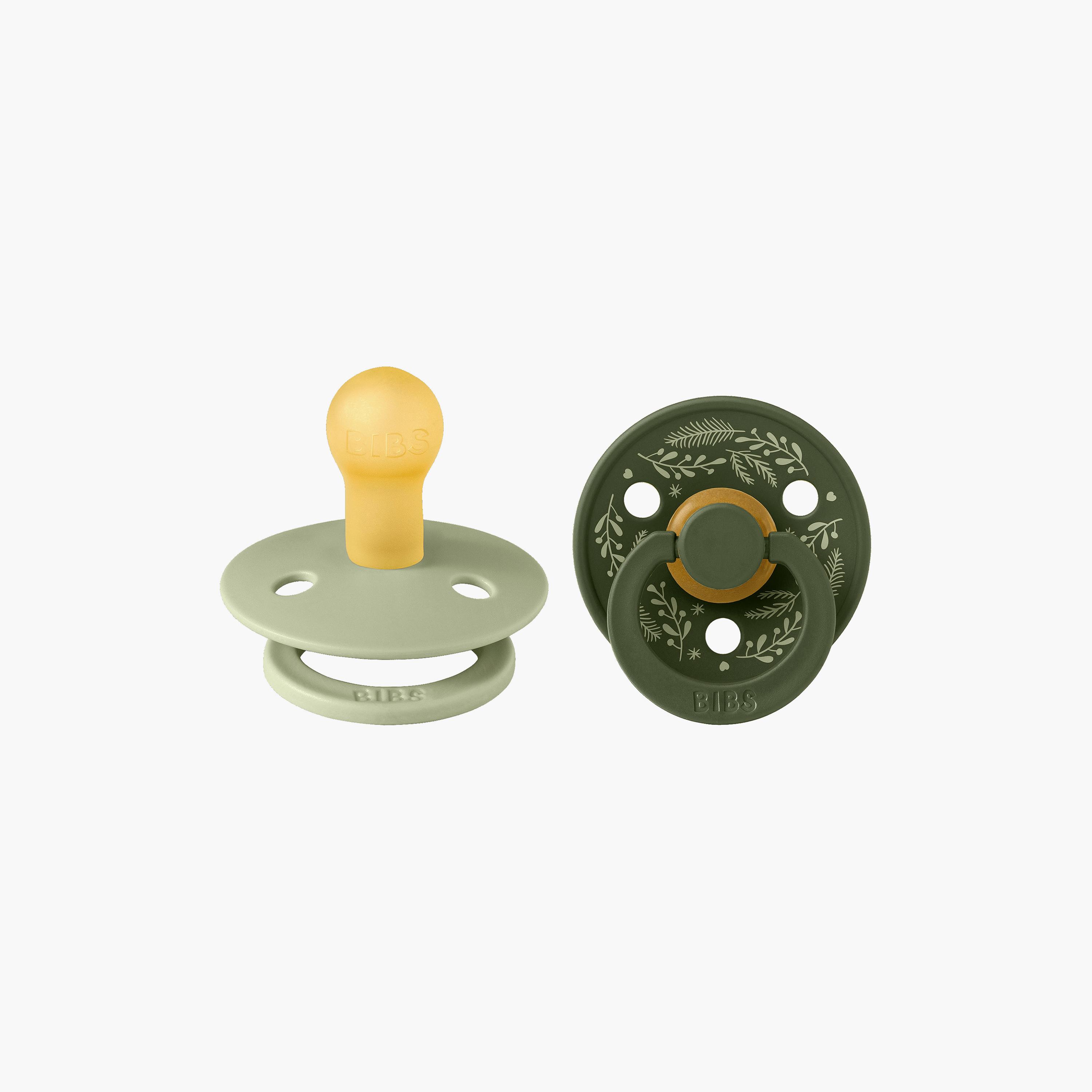 Bibs 2-Piece Colour Holiday Leaf Latex Pacifier Set - Size 2-baby-feeding-pacifiers-image-4