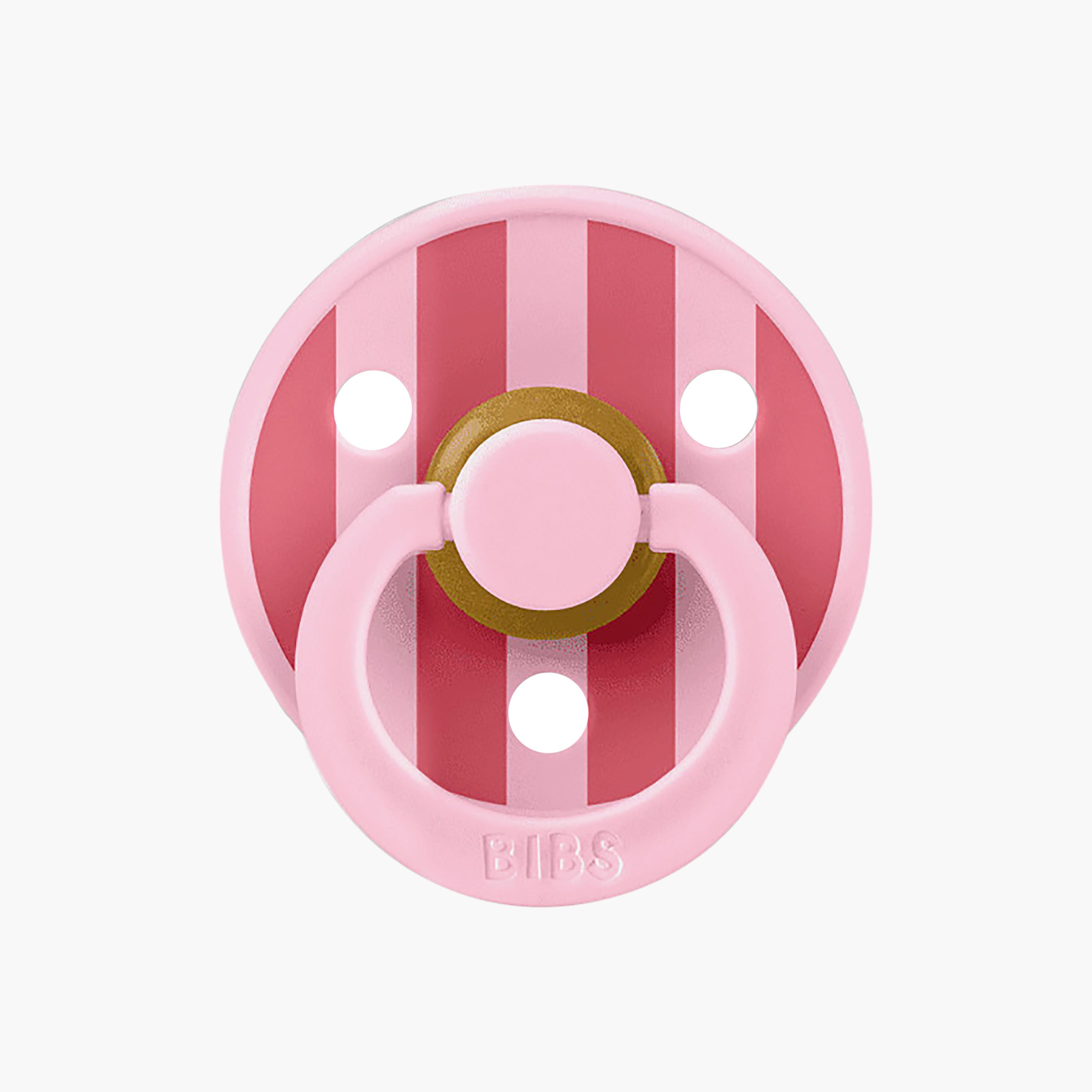 Bibs 2-Piece Studio Colour Round Block Latex Pacifier Set - Size 2-baby-feeding-pacifiers-image-2