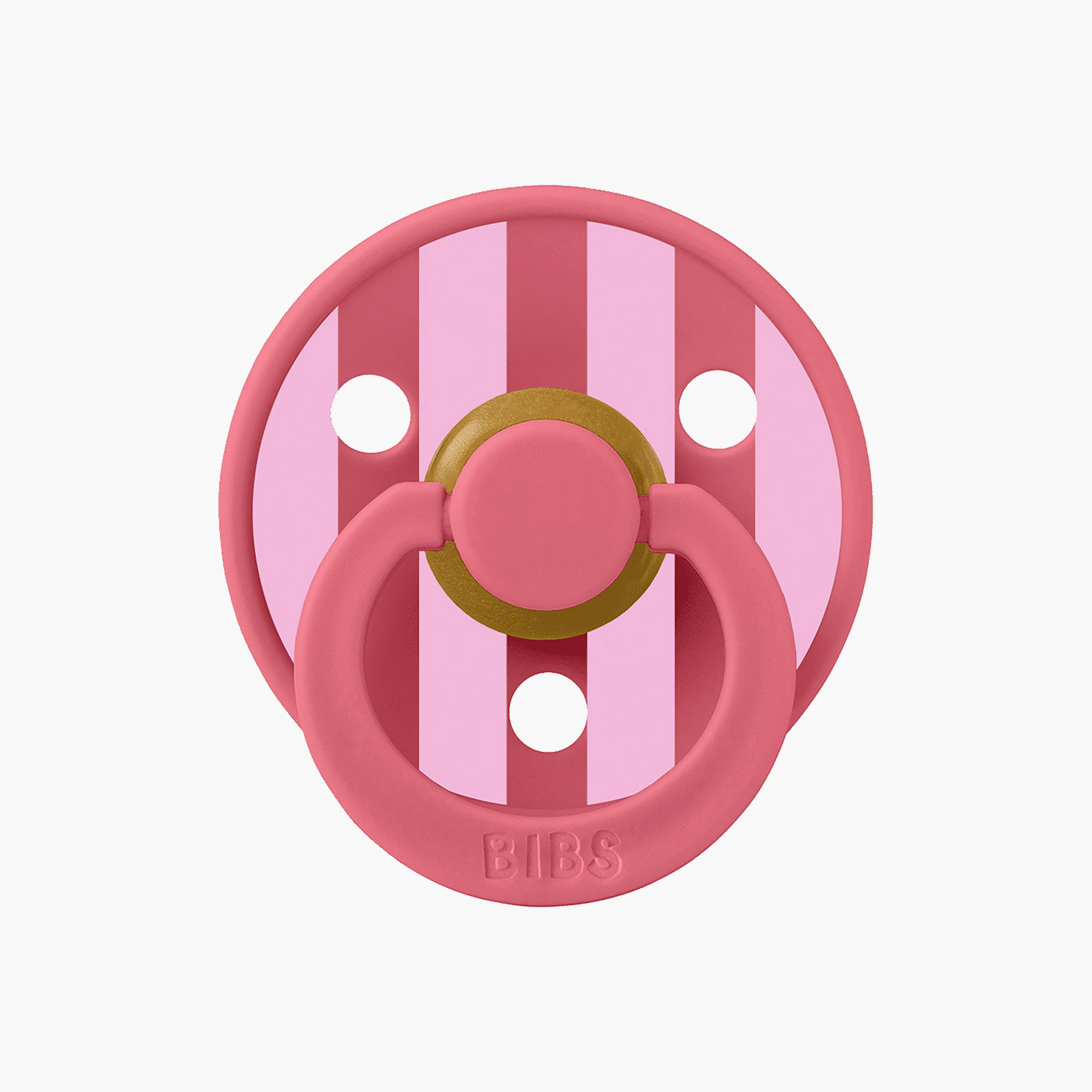 Bibs 2-Piece Studio Colour Round Block Latex Pacifier Set - Size 2-baby-feeding-pacifiers-image-3