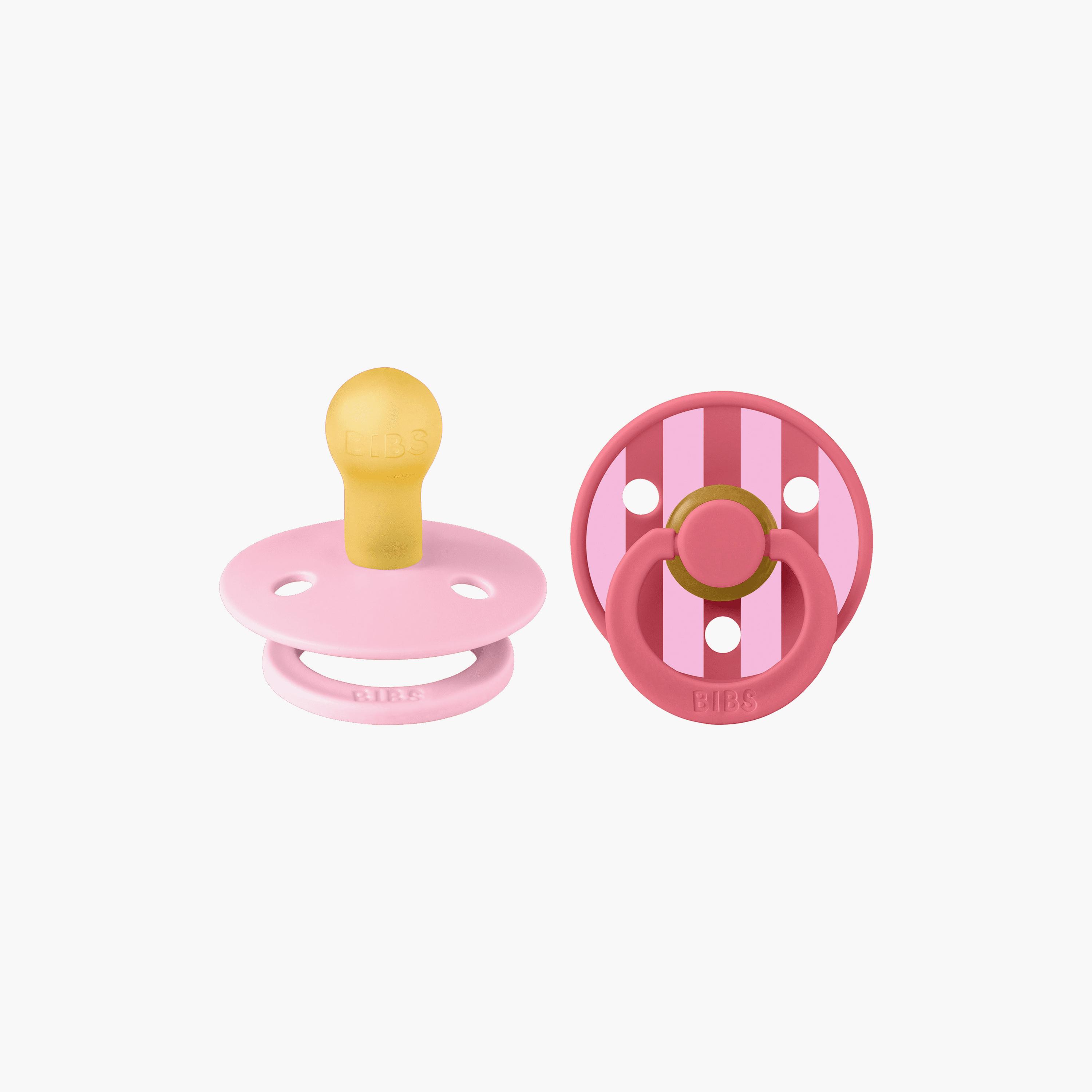 Bibs 2-Piece Studio Colour Round Block Latex Pacifier Set - Size 2-baby-feeding-pacifiers-image-4
