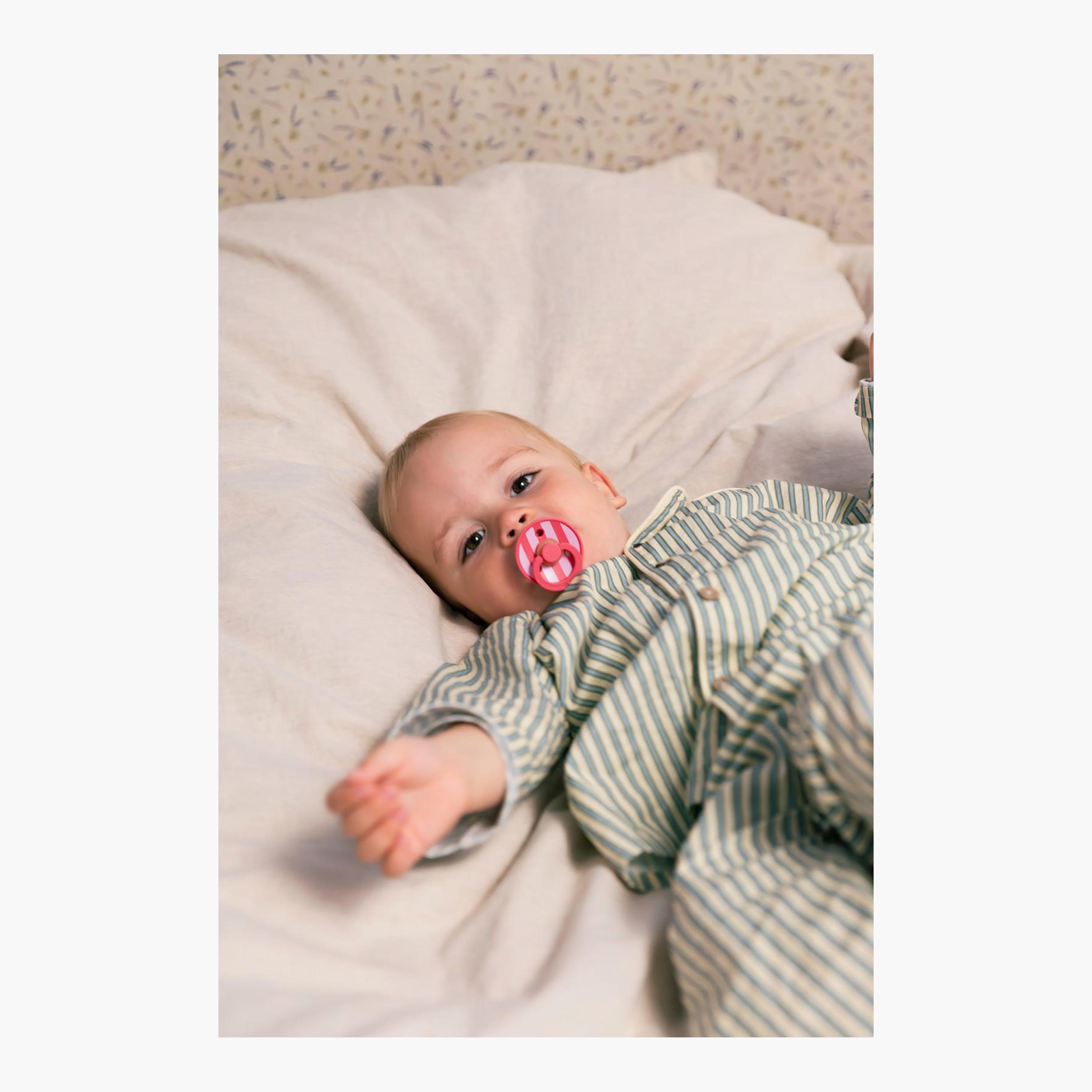Bibs 2-Piece Studio Colour Round Block Latex Pacifier Set - Size 2-baby-feeding-pacifiers-image-6