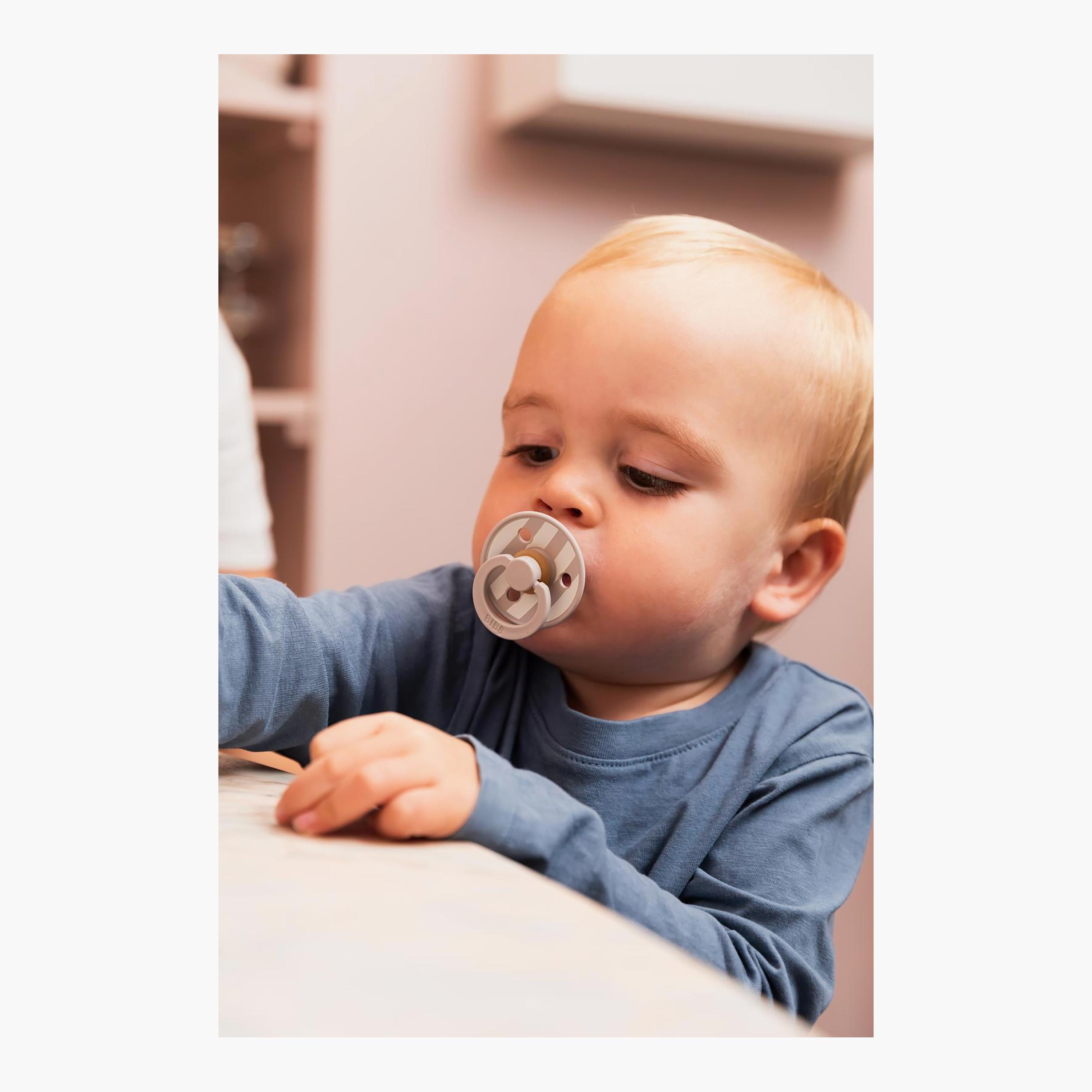 Bibs 2-Piece Studio Colour Round Block Latex Pacifier Set - Size 2-baby-feeding-pacifiers-image-10