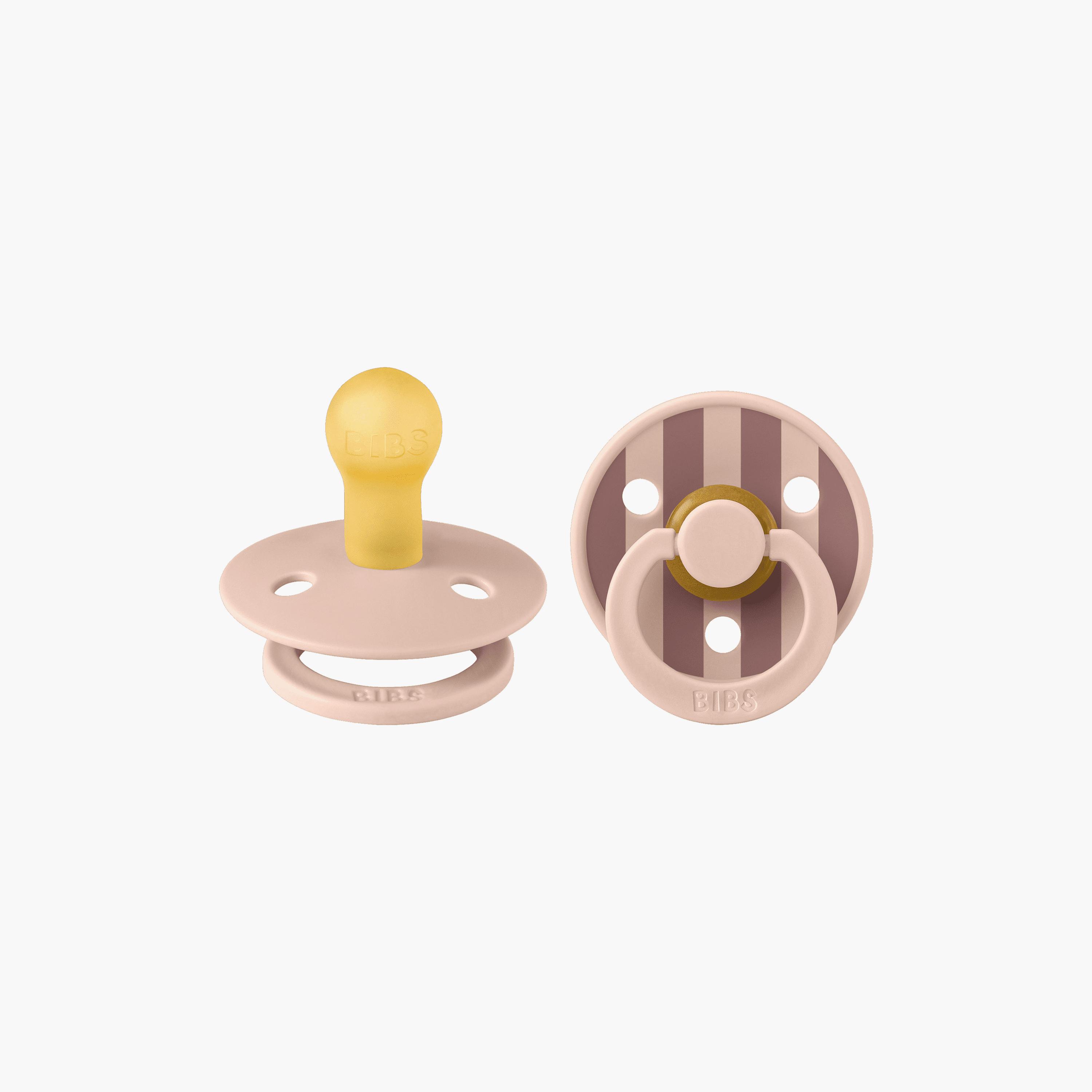 Bibs 2-Piece Studio Colour Round Block Latex Pacifier Set - Size 2-baby-feeding-pacifiers-image-5
