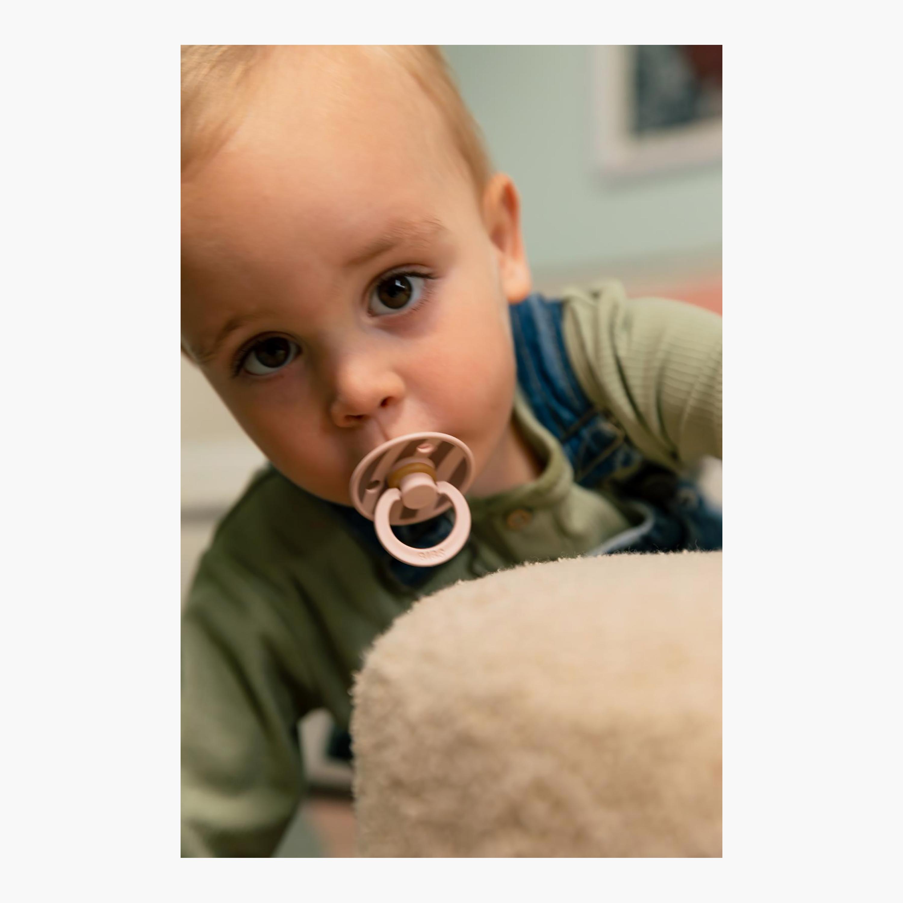 Bibs 2-Piece Studio Colour Round Block Latex Pacifier Set - Size 2-baby-feeding-pacifiers-image-7