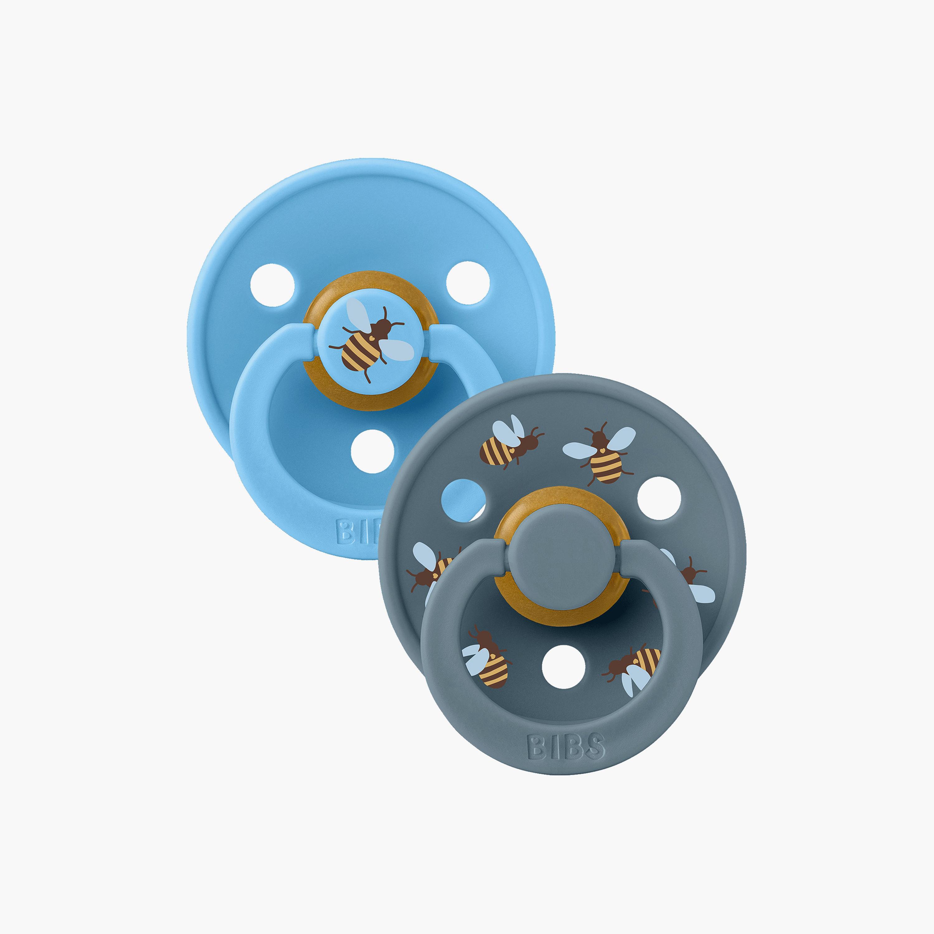 Bibs 2-Piece Studio Colour Bumblebee Latex Pacifier Set - Size 1-baby-feeding-pacifiers-image-6