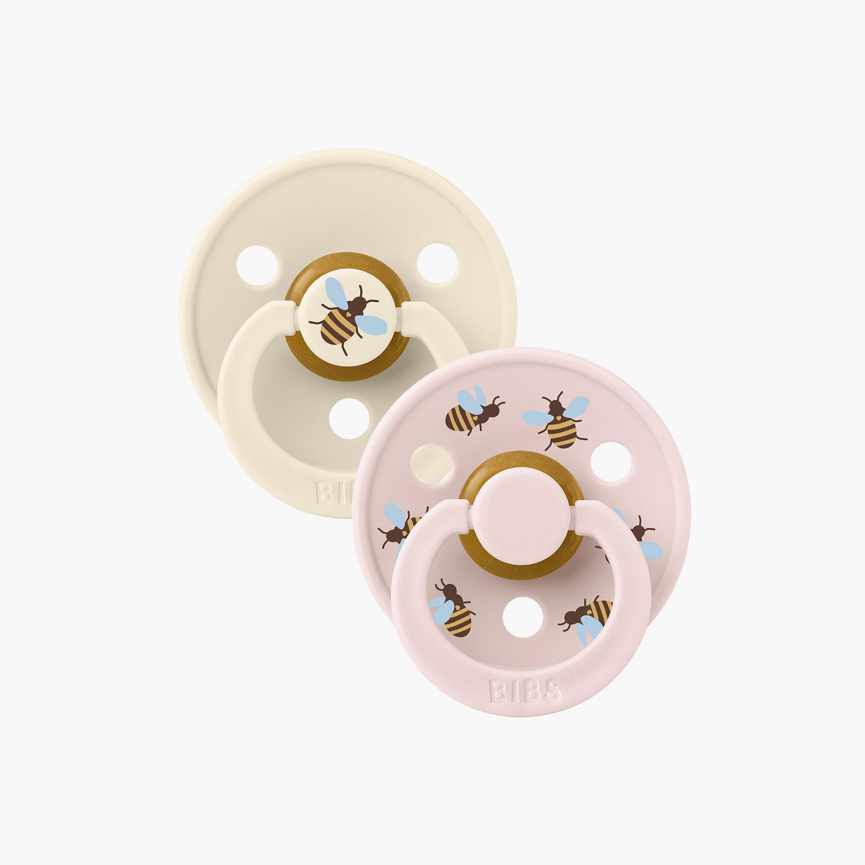 Bibs 2-Piece Studio Colour Bumblebee Latex Pacifier Set - Size 1-baby-feeding-pacifiers-image-6