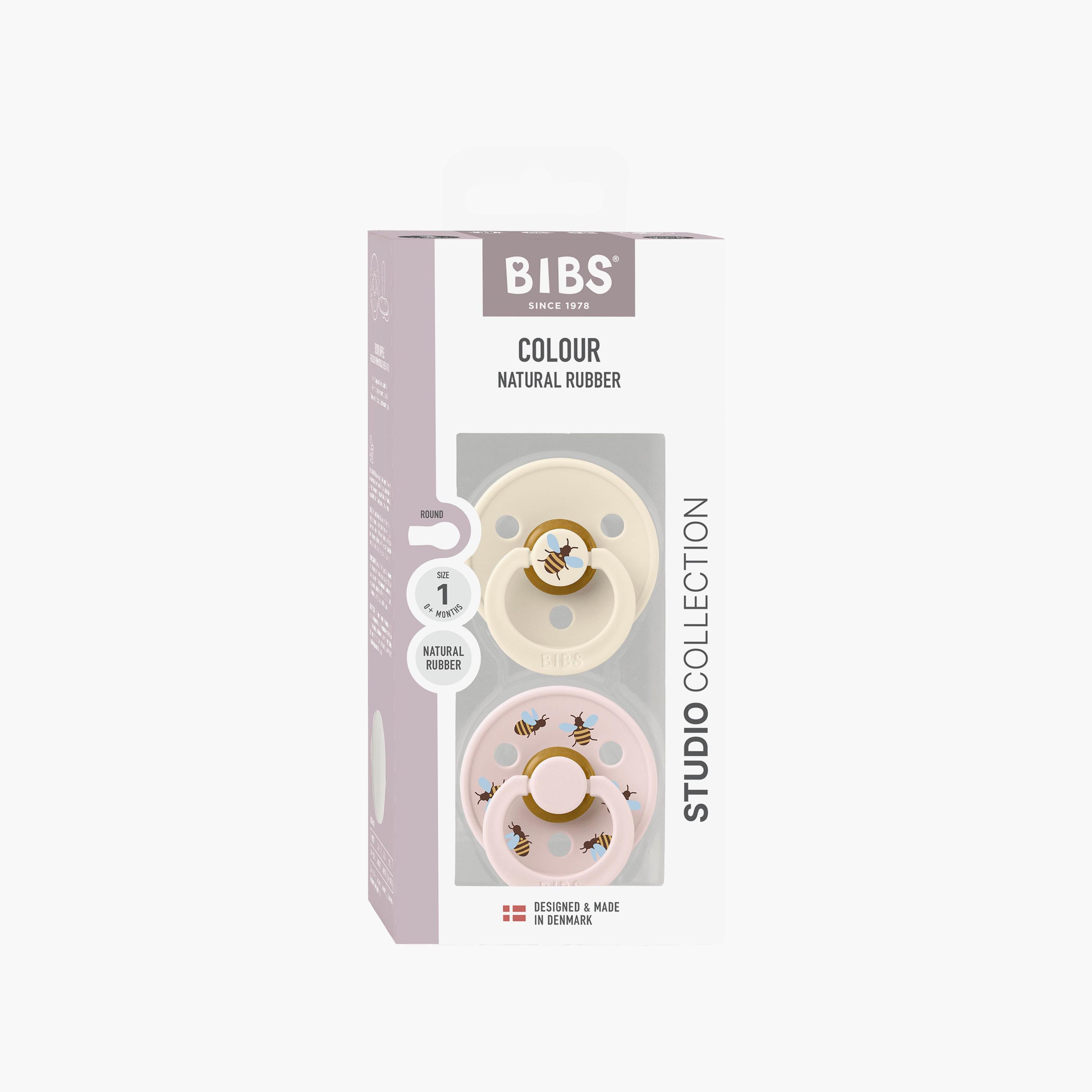 Bibs 2-Piece Studio Colour Bumblebee Latex Pacifier Set - Size 1-baby-feeding-pacifiers-image-8