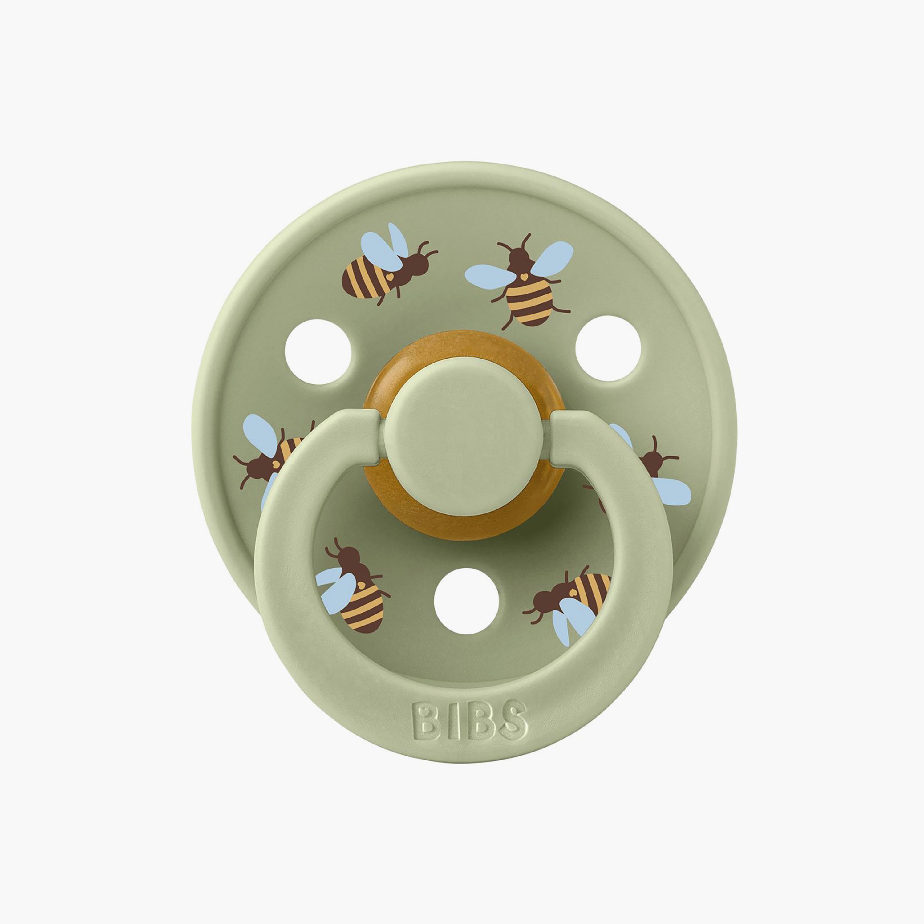 Bibs 2-Piece Studio Colour Bumblebee Latex Pacifier Set - Size 1-baby-feeding-pacifiers-image-2