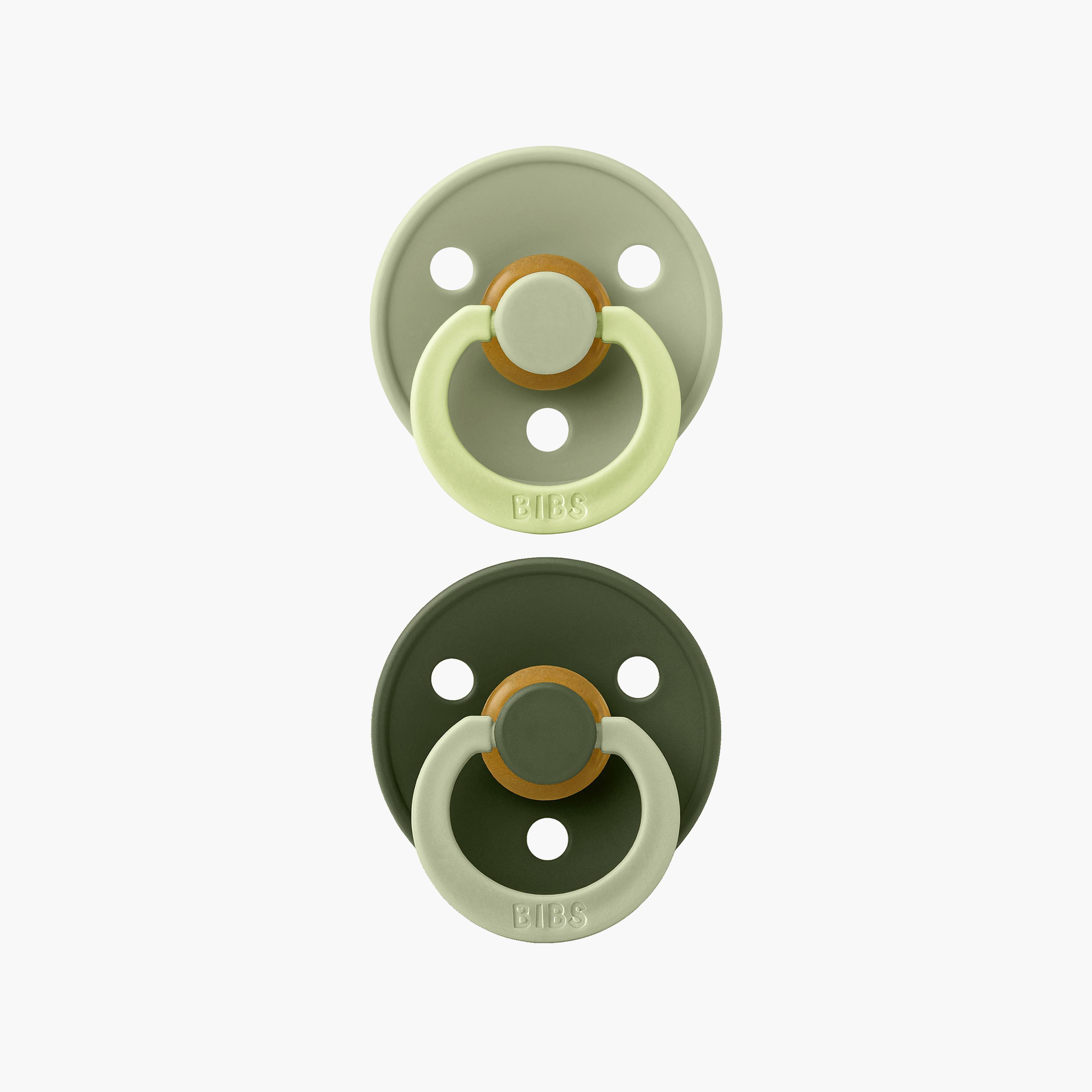 Bibs 2-Piece Studio Colour Fusion Latex Pacifier Set - Size 1-baby-feeding-pacifiers-image-1