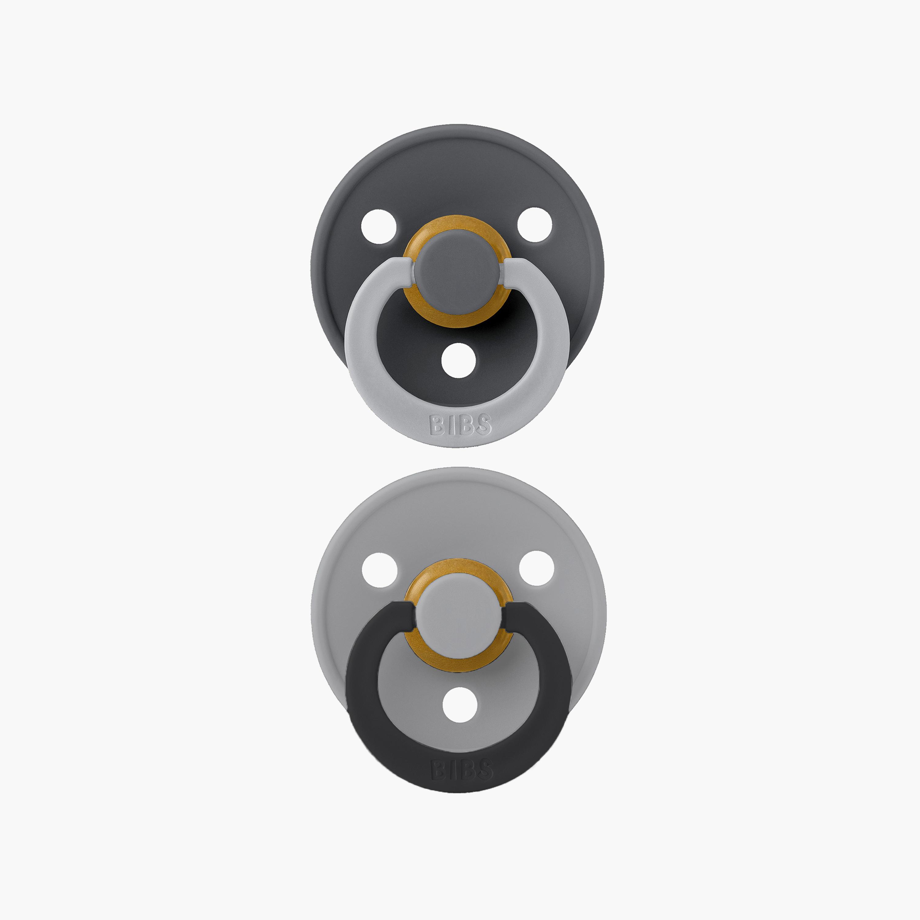 Bibs 2-Piece Studio Colour Fusion Latex Pacifier Set - Size 2-baby-feeding-pacifiers-image-1