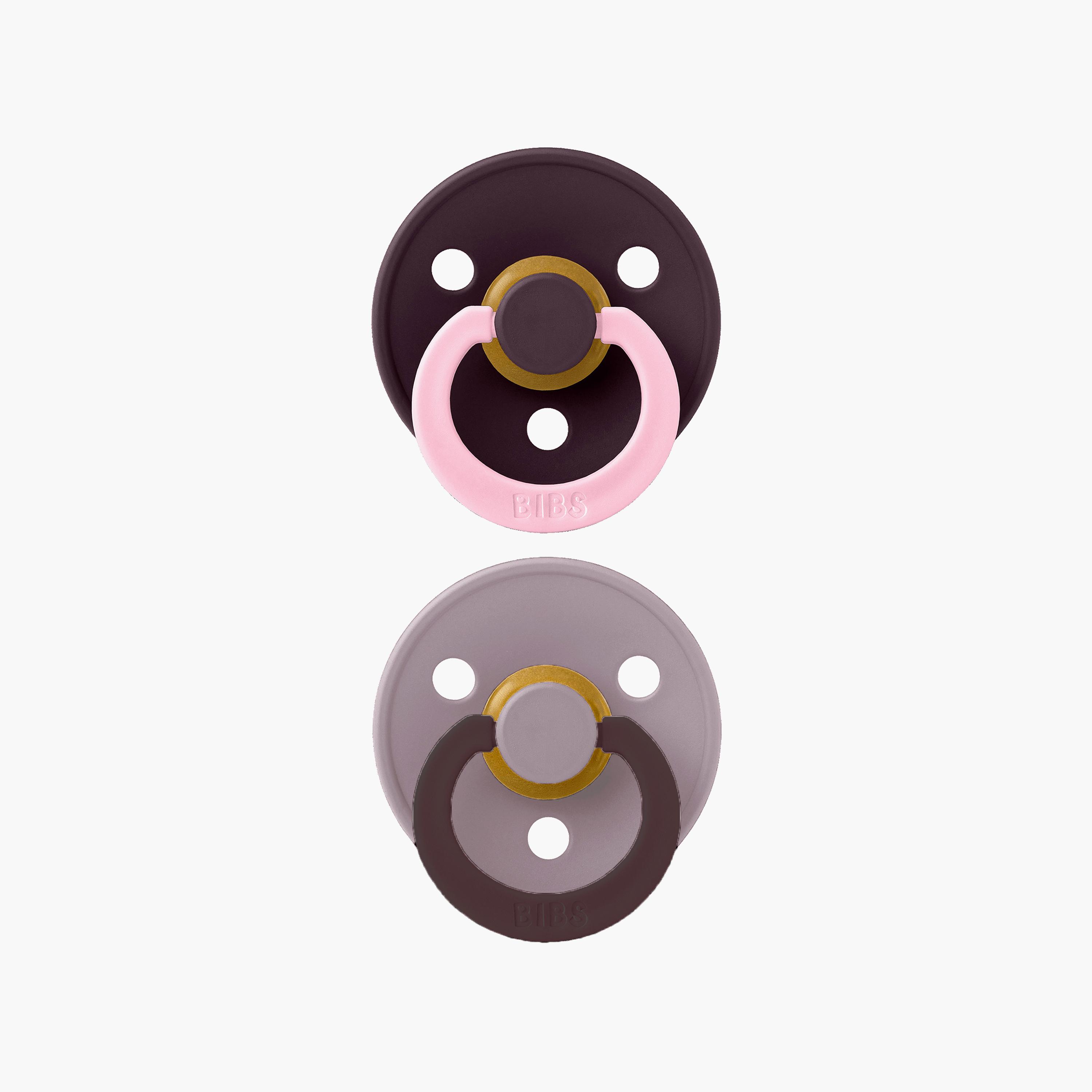 Bibs 2-Piece Studio Colour Fusion Latex Pacifier Set - Size 2-baby-feeding-pacifiers-image-1