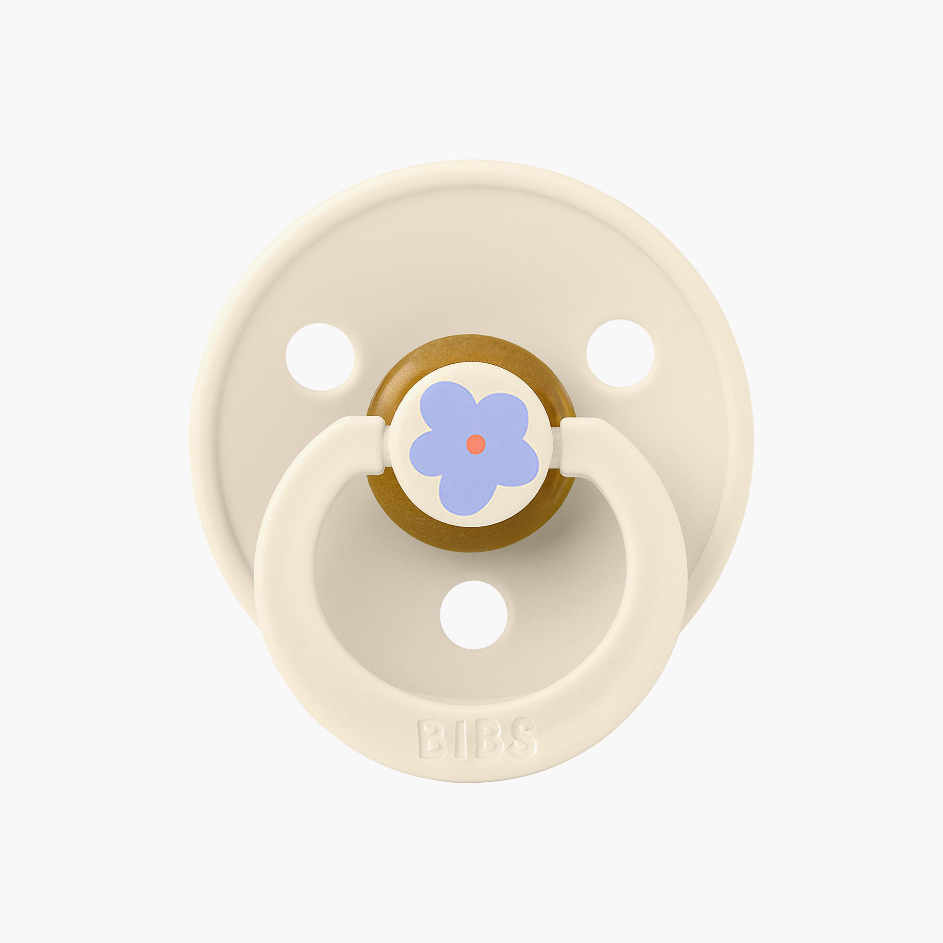 Bibs 2-Piece Studio Colour Jasmine Latex Pacifier Set - Size 1-baby-feeding-pacifiers-image-2