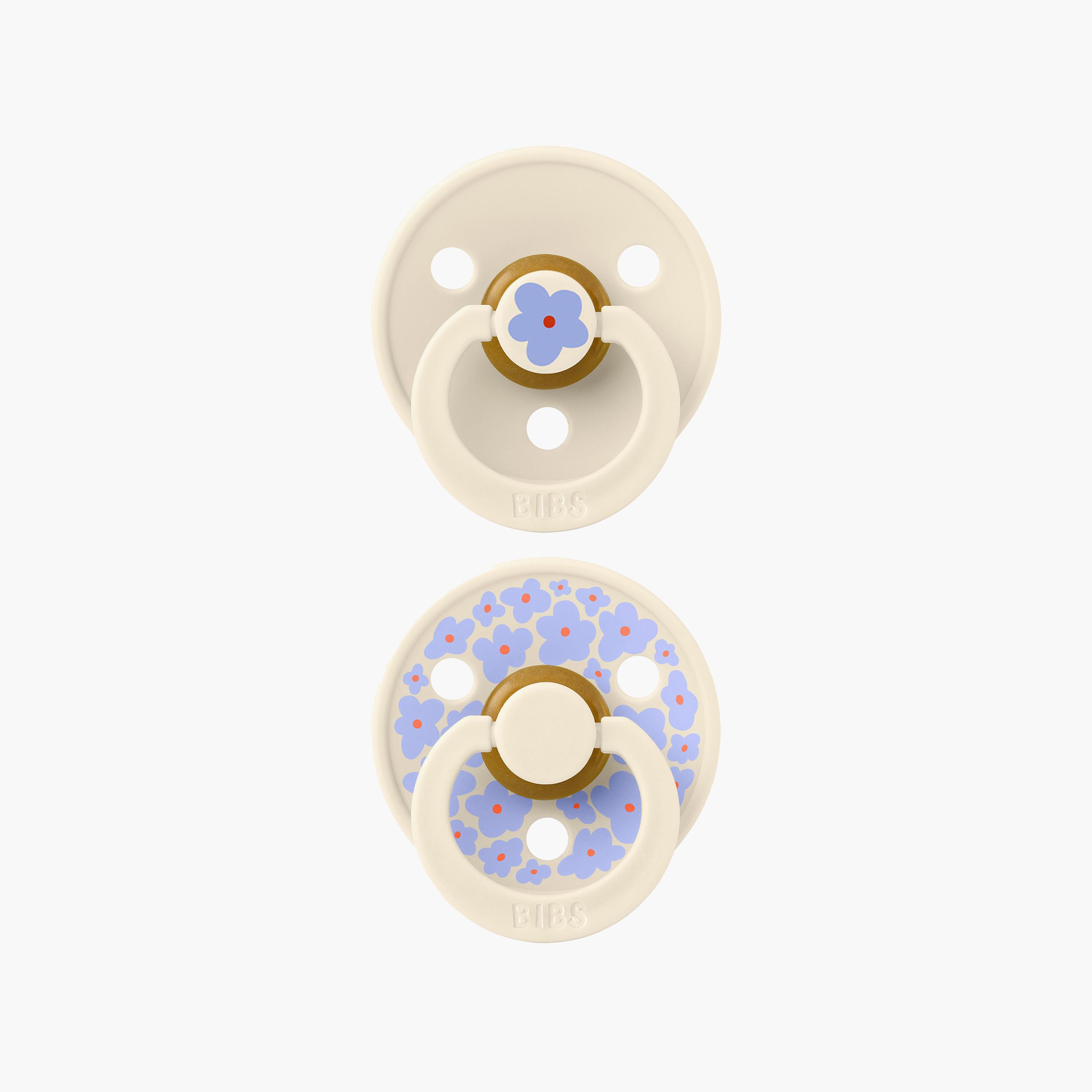 Bibs 2-Piece Studio Colour Jasmine Latex Pacifier Set - Size 2-baby-feeding-pacifiers-image-1