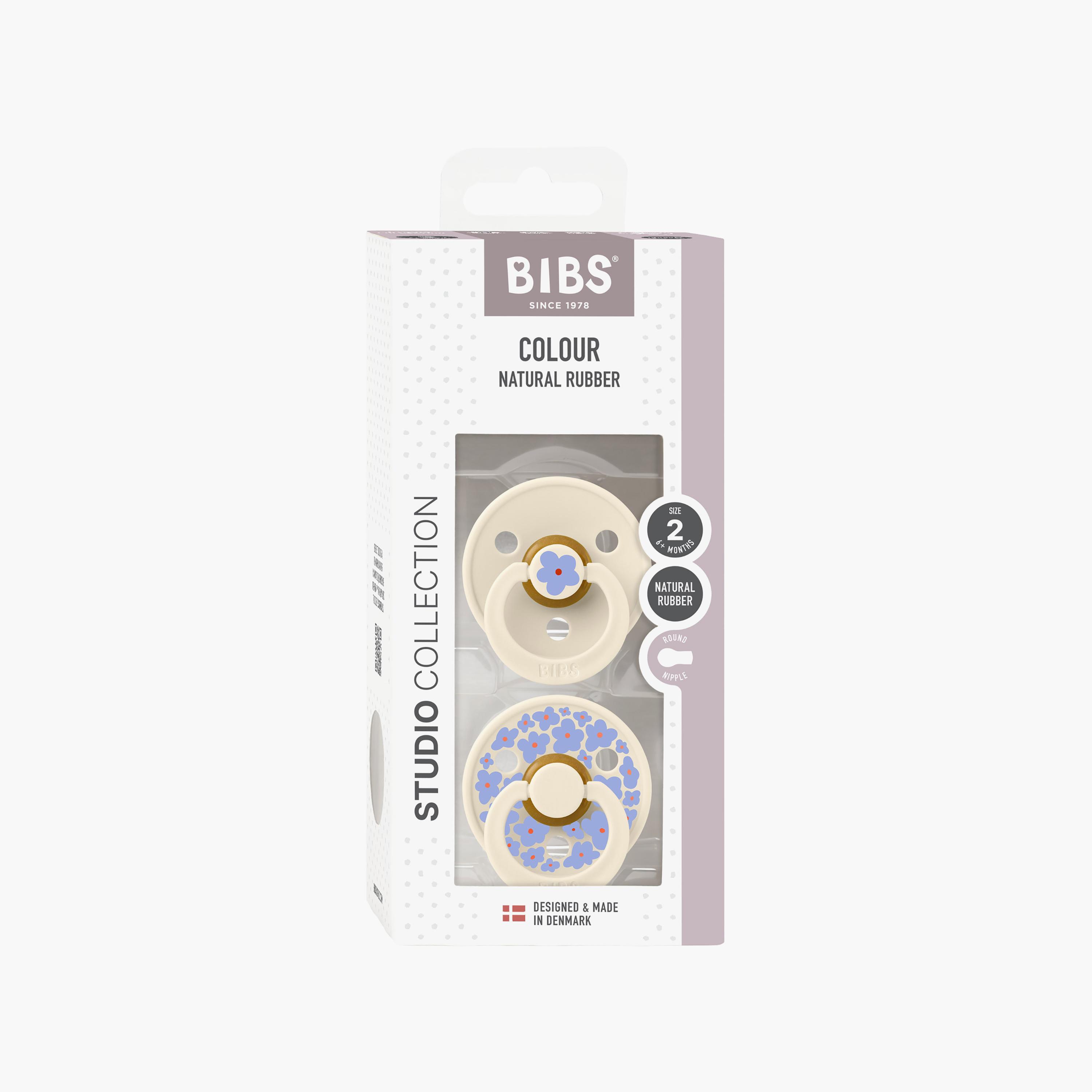Bibs 2-Piece Studio Colour Jasmine Latex Pacifier Set - Size 2-baby-feeding-pacifiers-image-5